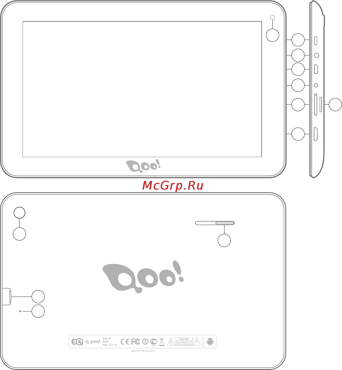 3Q Q-PAD LC0901D Инструкция по эксплуатации онлайн