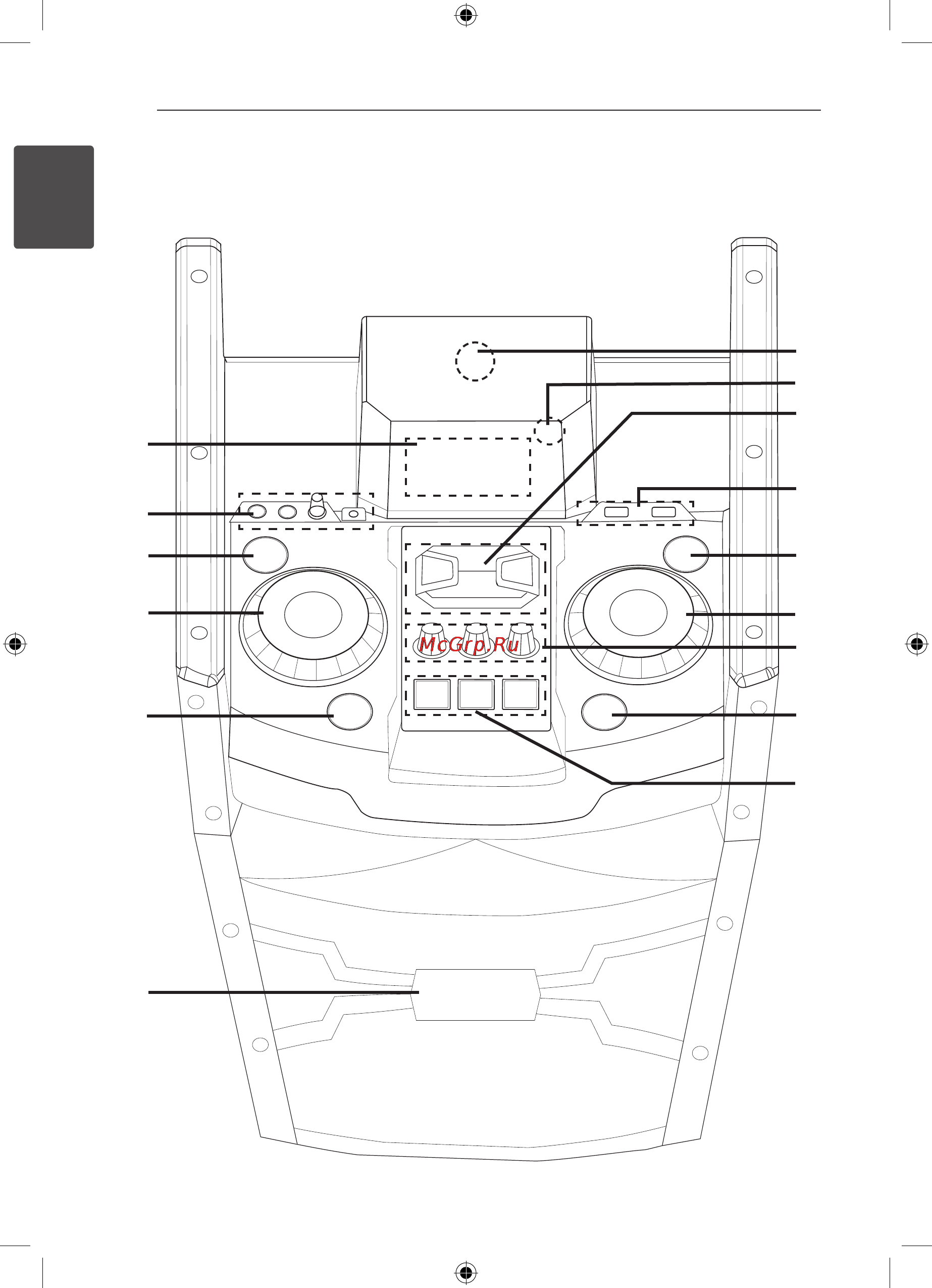 LG OM5540 [10/32] Передняя панель