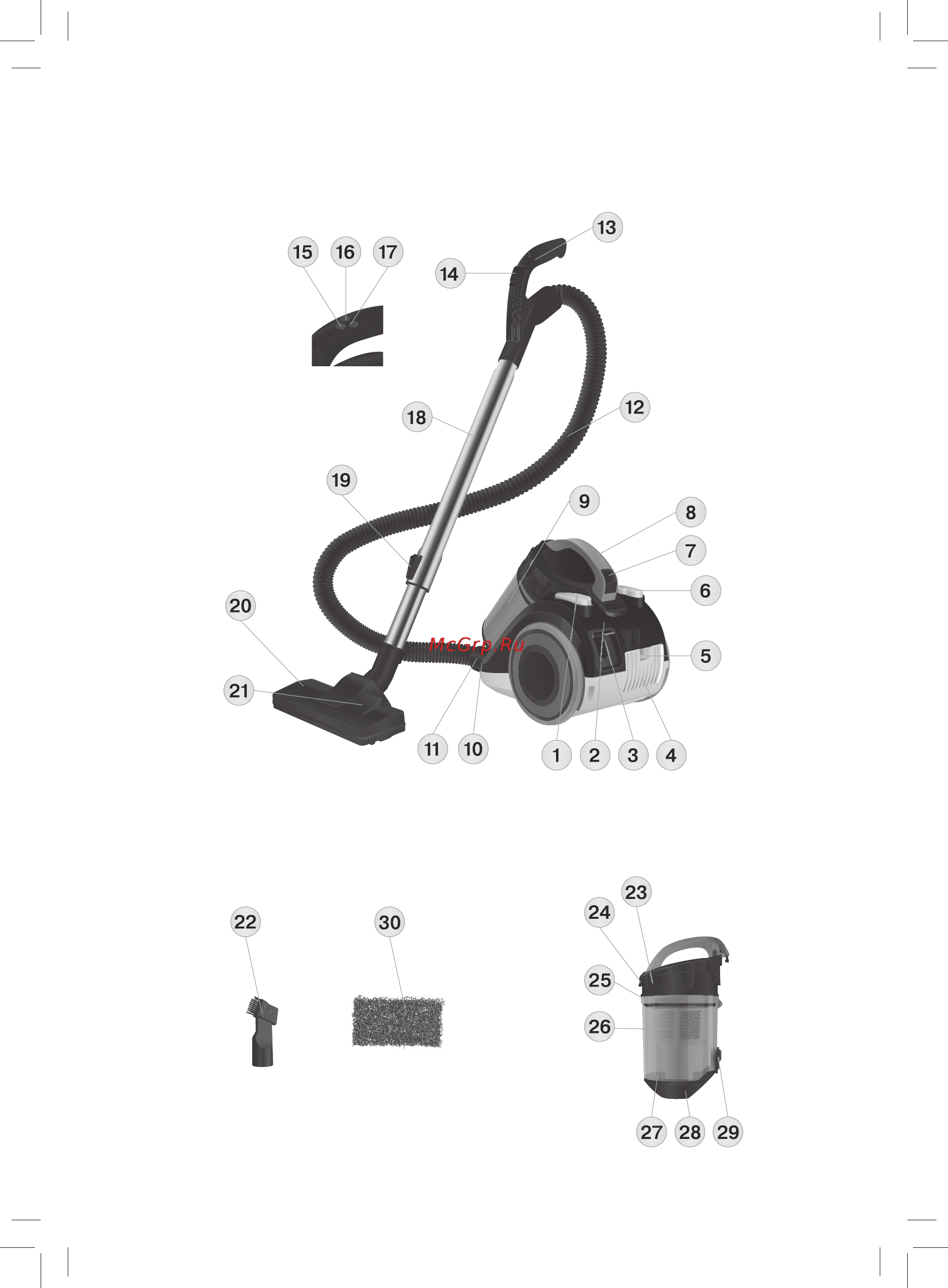 Vitek VT-1815 G Инструкция по эксплуатации онлайн [2/9] 98394