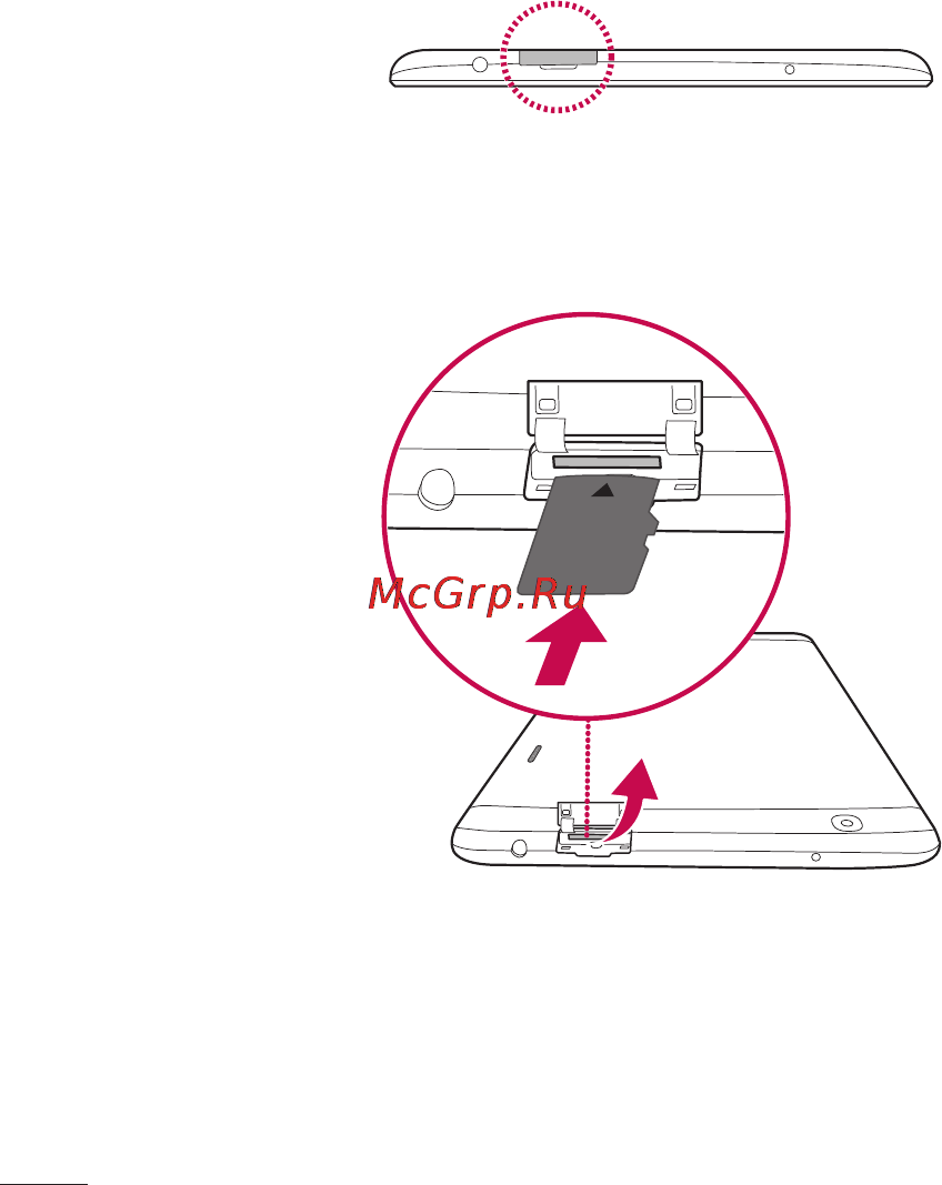 LG Optimus G Pad 8.3 V500 White [142/446] Встановлення карти пам яті microsd
