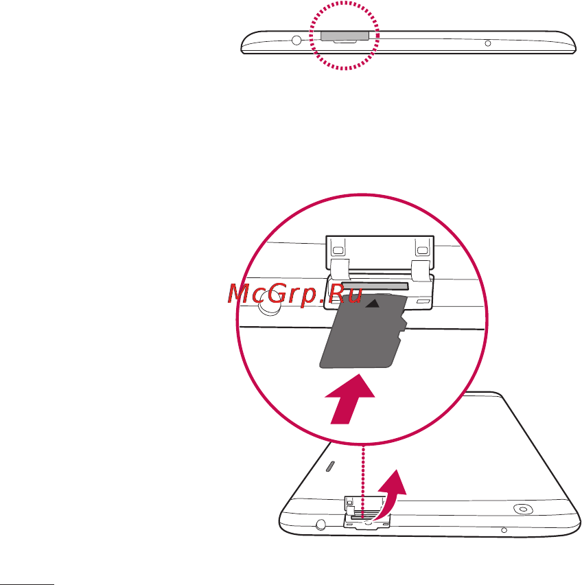 LG Optimus G Pad 8.3 V500 White [254/446] Microsd картасын салу