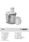Bosch VitaJuice MES4000 Инструкция по эксплуатации