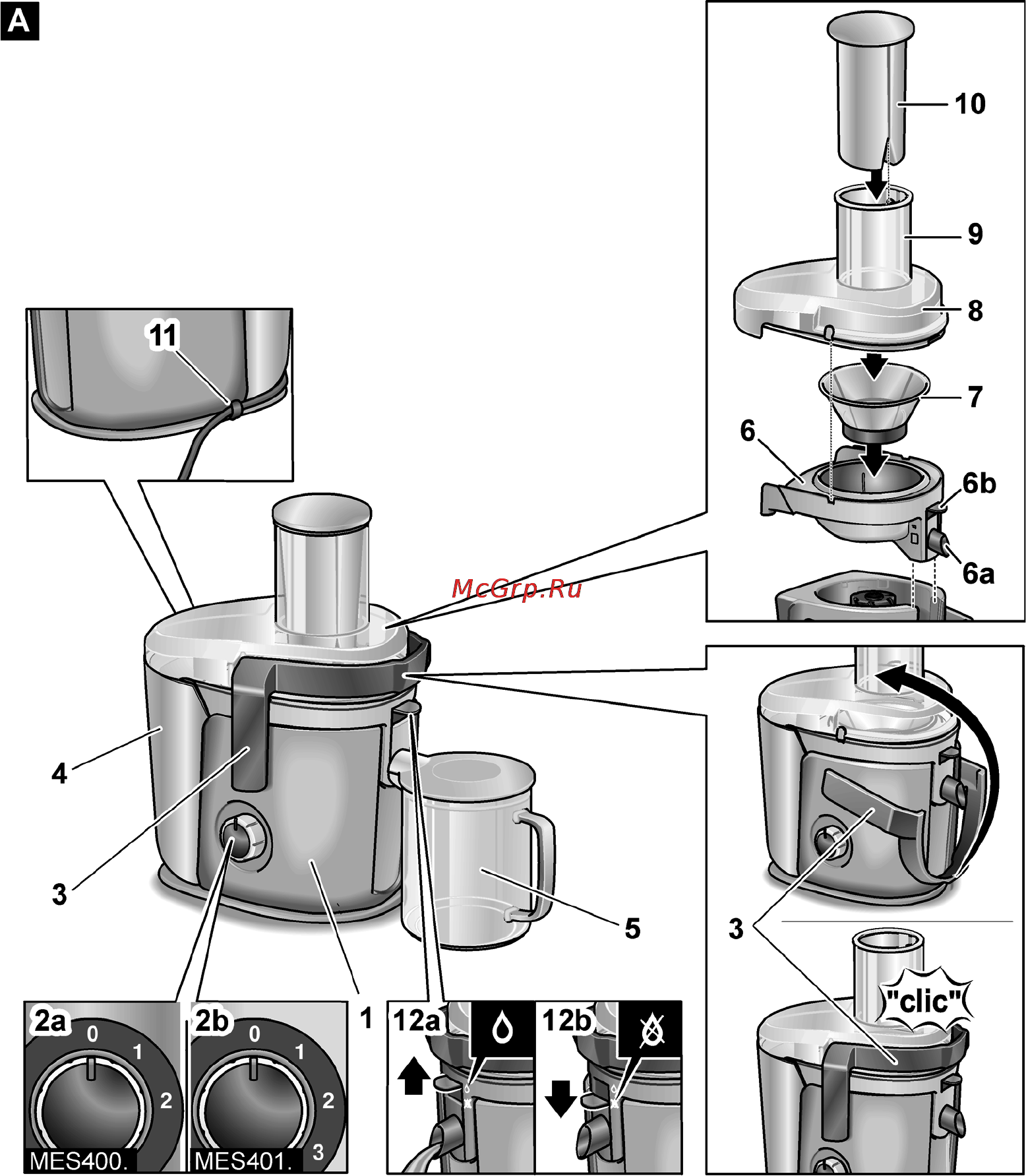 Bosch VitaJuice MES4000 Инструкция по эксплуатации онлайн [19/21] 98718