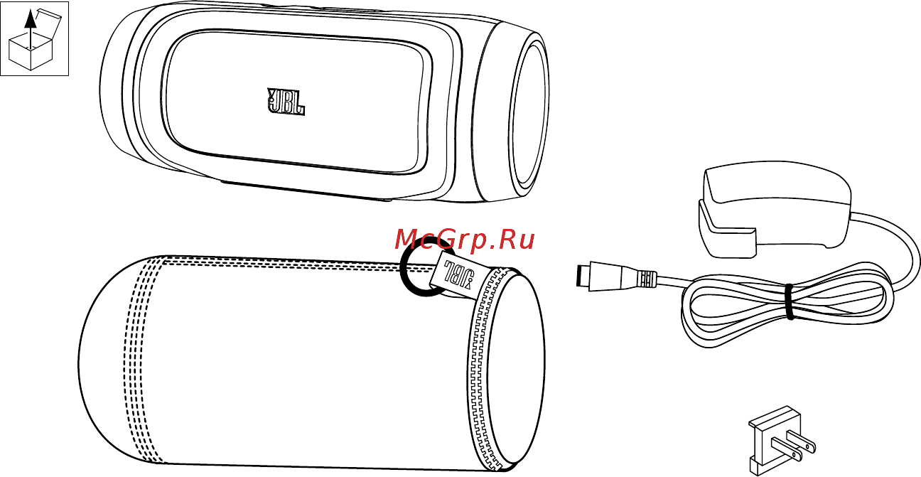 JBL Сharge Stealth (JBLCHARGESTEALTHEU) Инструкция по эксплуатации онлайн [2/10] 98763