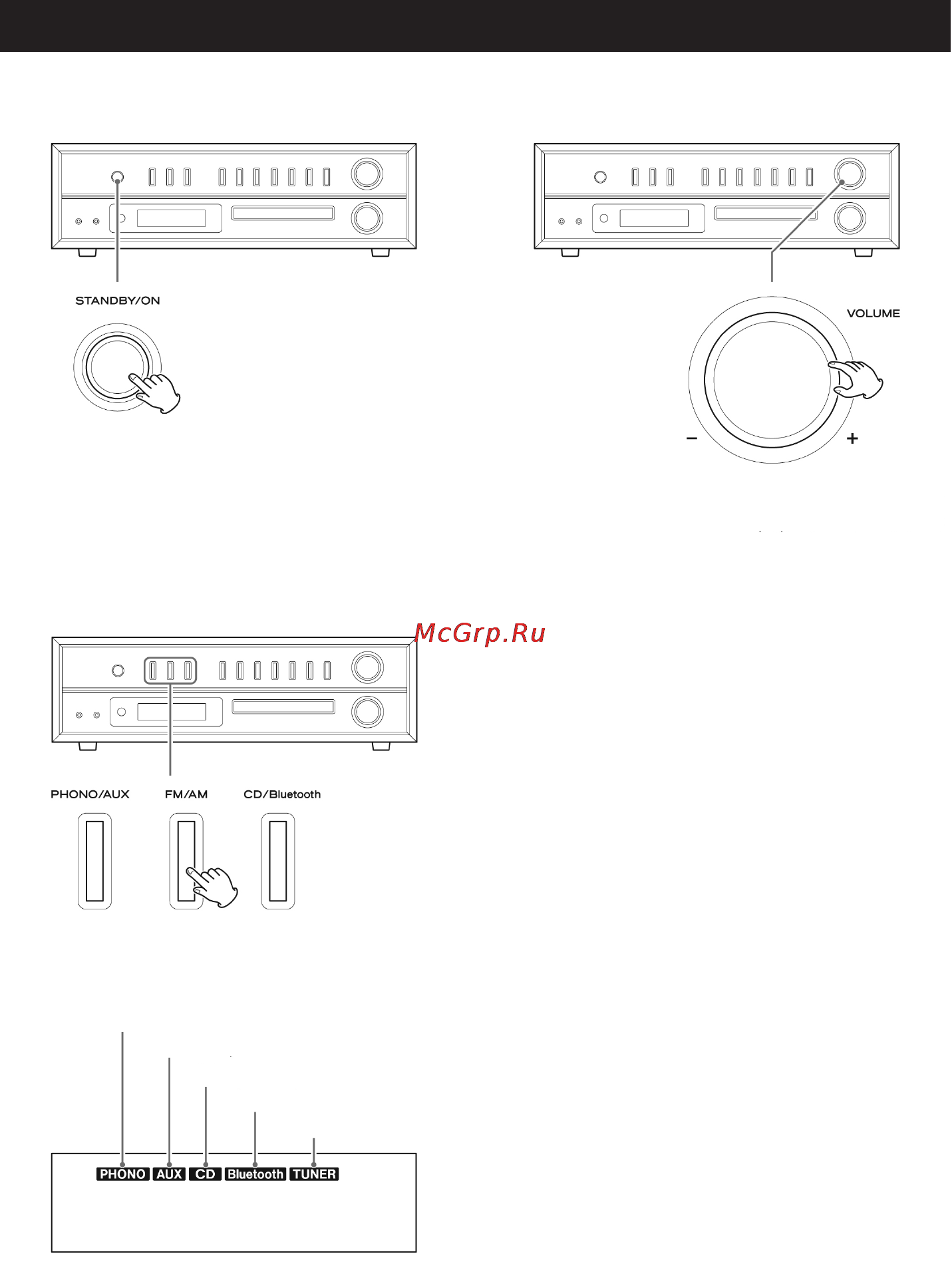 Teac LP-P1000 Black [27/64] Основные операции