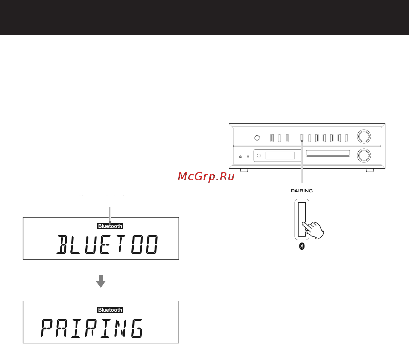 Teac LP-P1000 Black [44/64] Сопряжение с другим устройством bluetooth