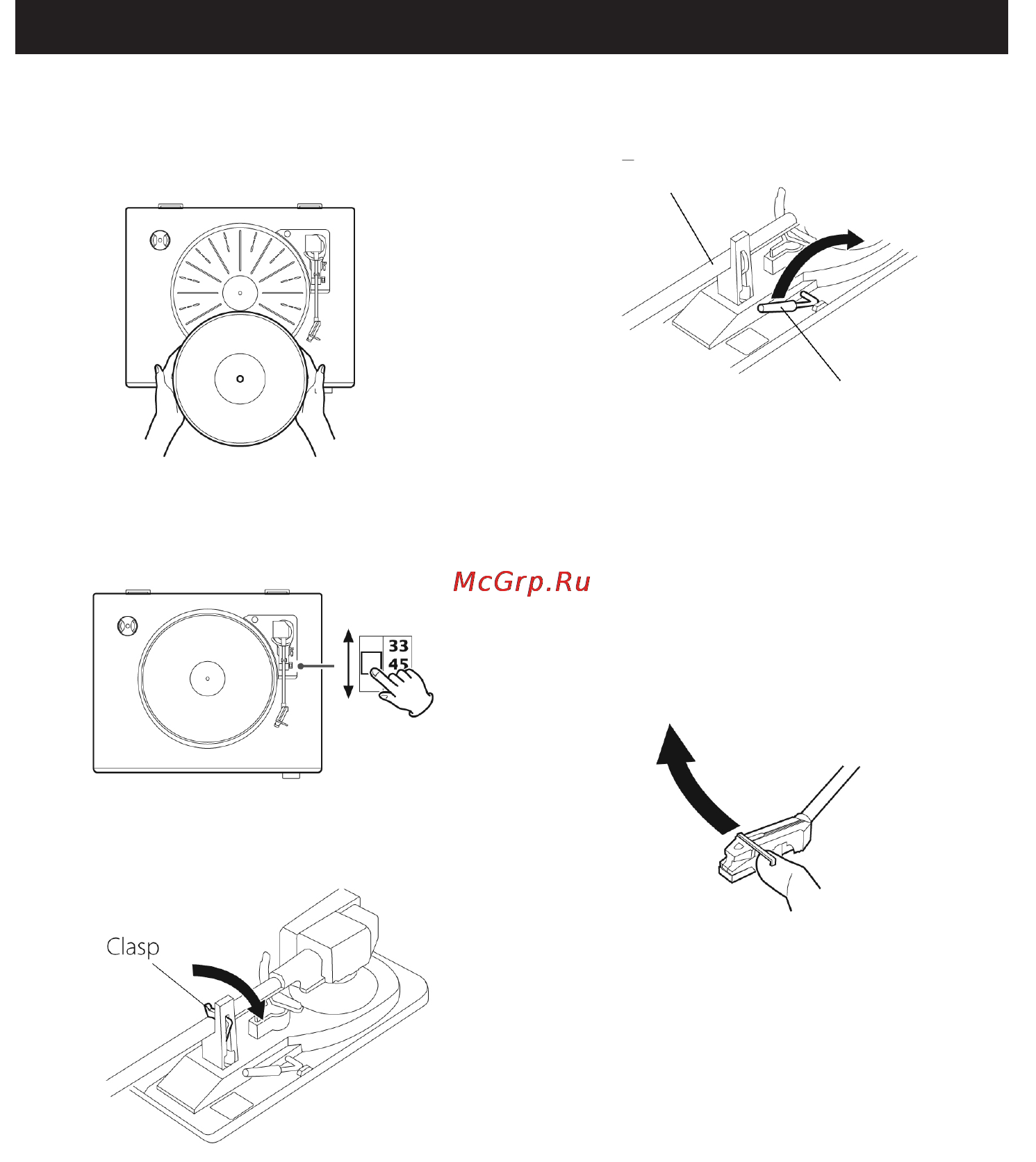 Teac LP-P1000 Black [46/64] Прослушивание грампластинок