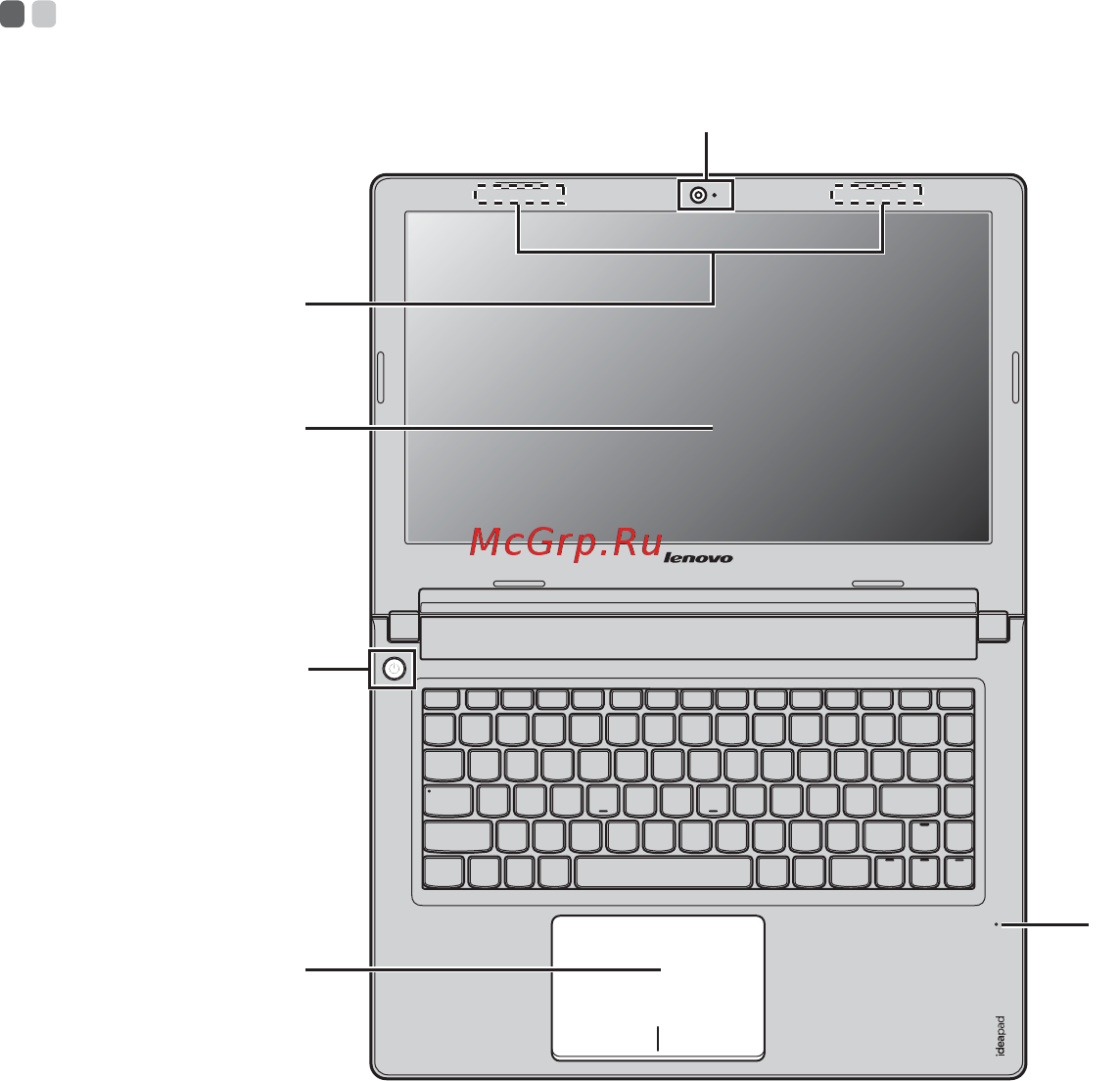 Lenovo IdeaPad S415 Touch /59422255/ [5/44] Вид сверху