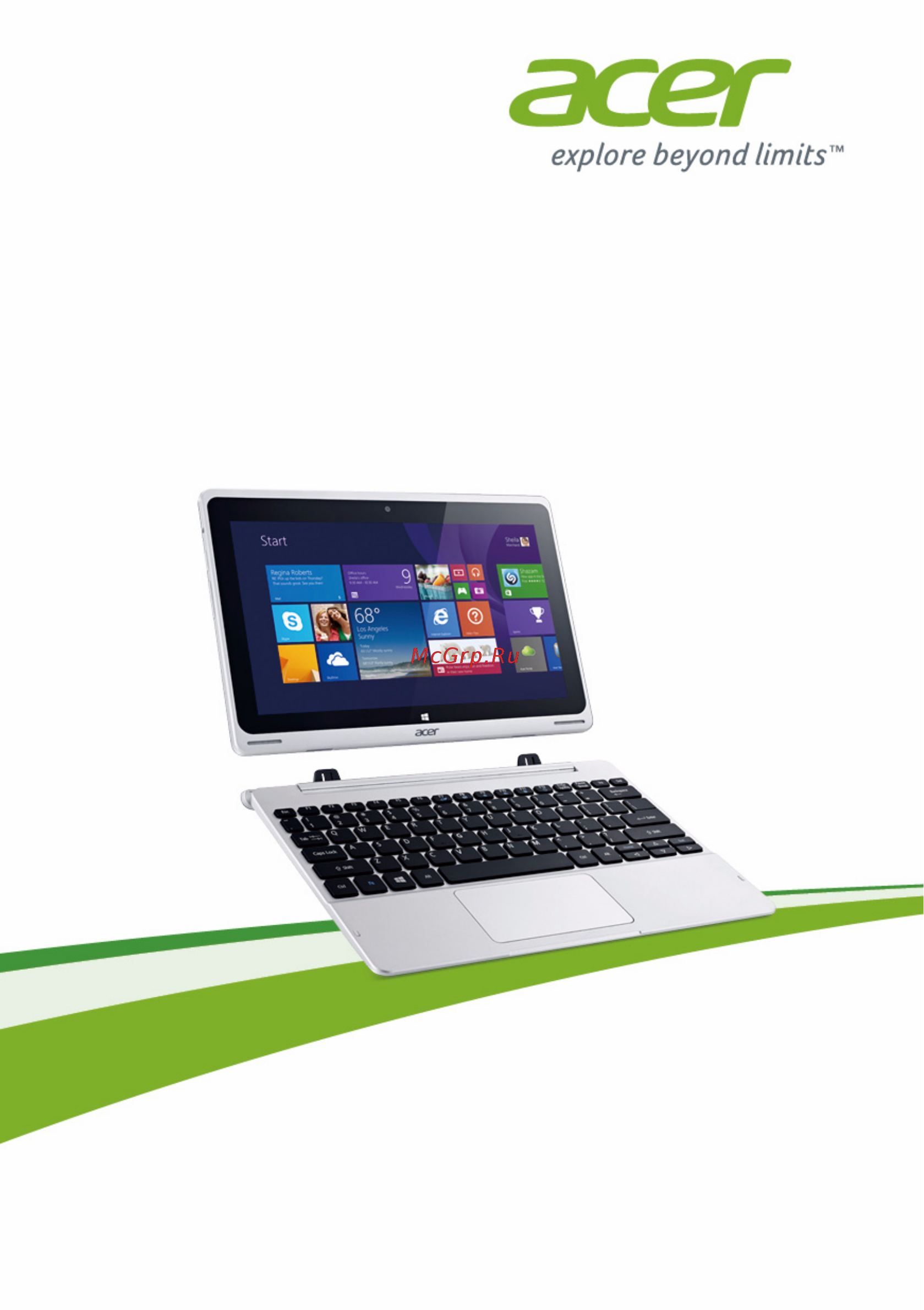 Acer Aspire Switch 10 64Gb Dock Инструкция по эксплуатации онлайн