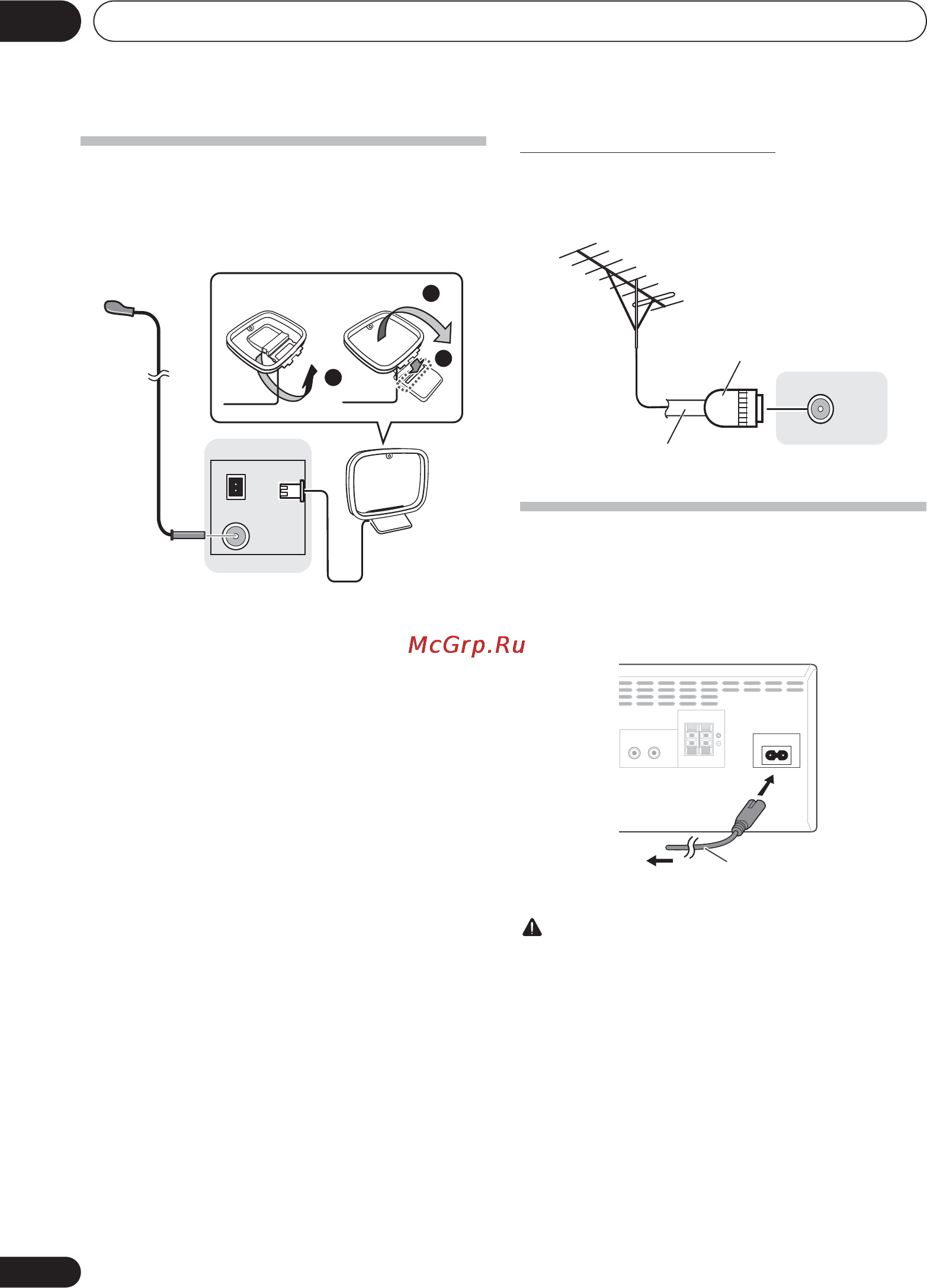 Pioneer X-CM42BT-K [12/260] Connections