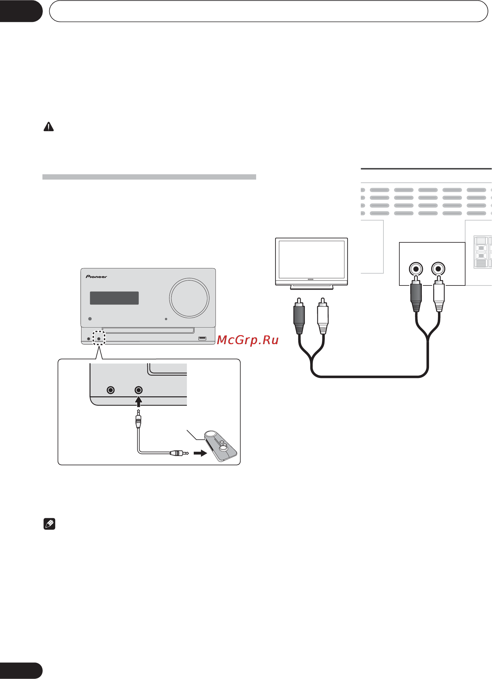 Pioneer X-CM42BT-K [172/260] Overige aansluitingen