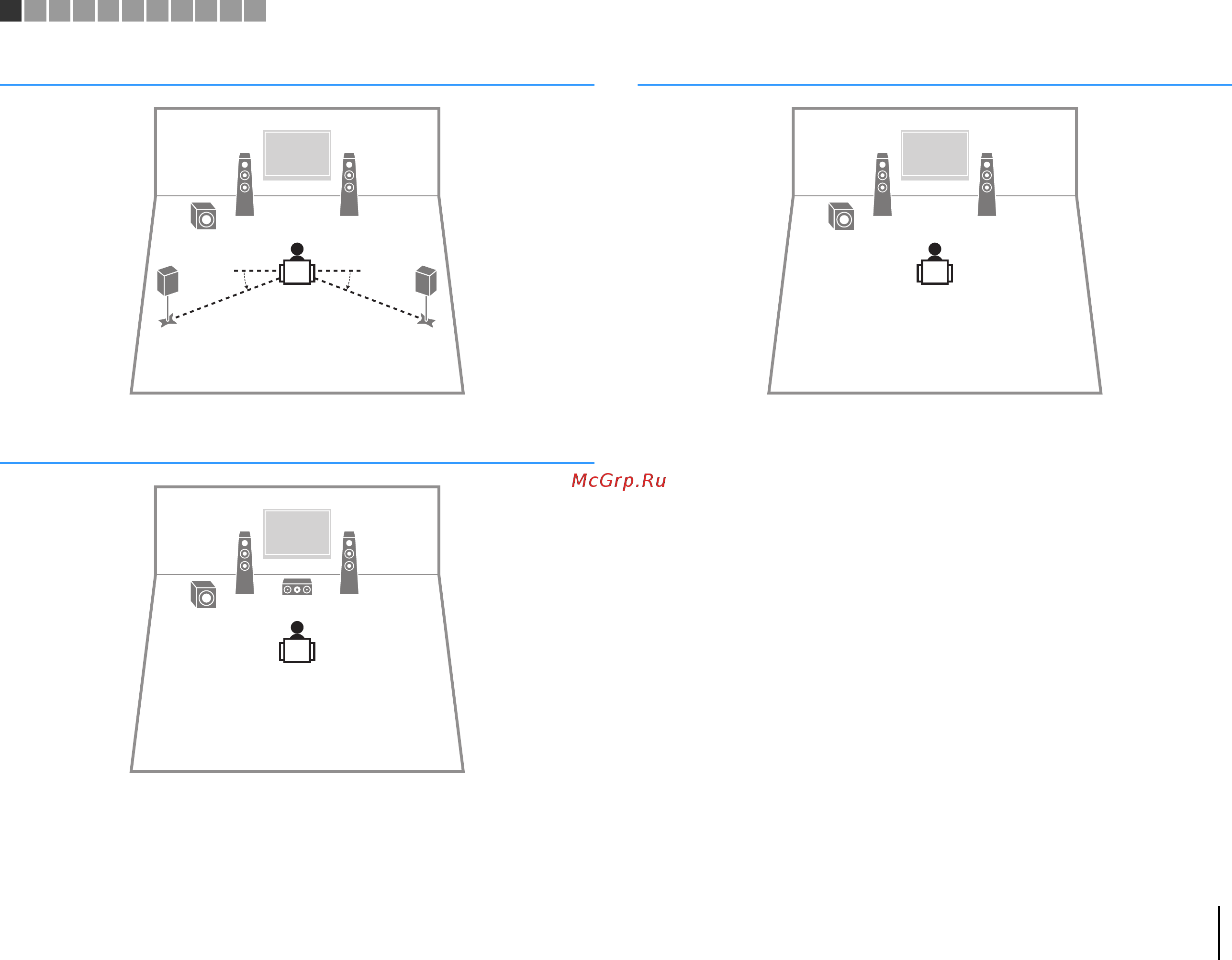 Yamaha RX-V477 Black [14/123] Подготовка размещение колонок