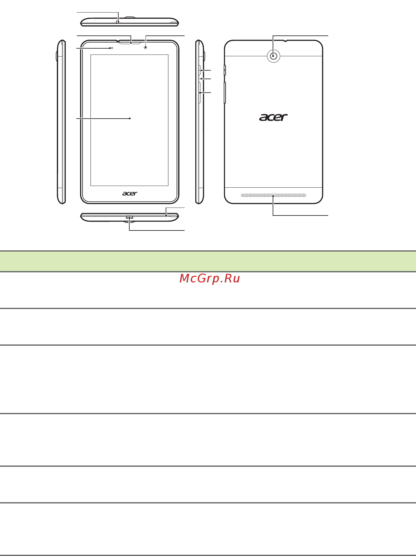 Acer Iconia Tab 7 A1-713HB 16Gb 3G Silver [5/54] Внешний вид