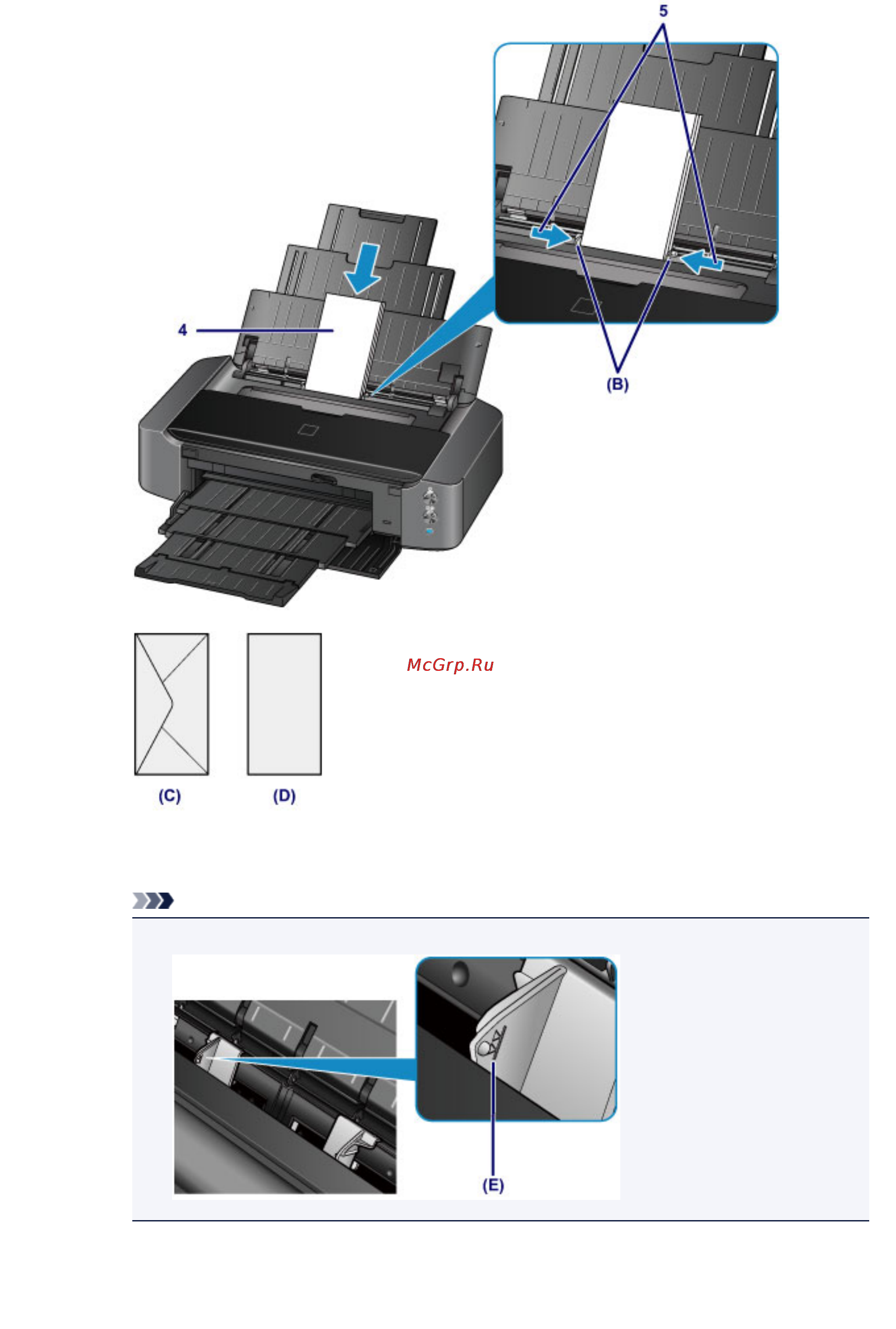 Canon PIXMA IP8740 [66/554] Примечание