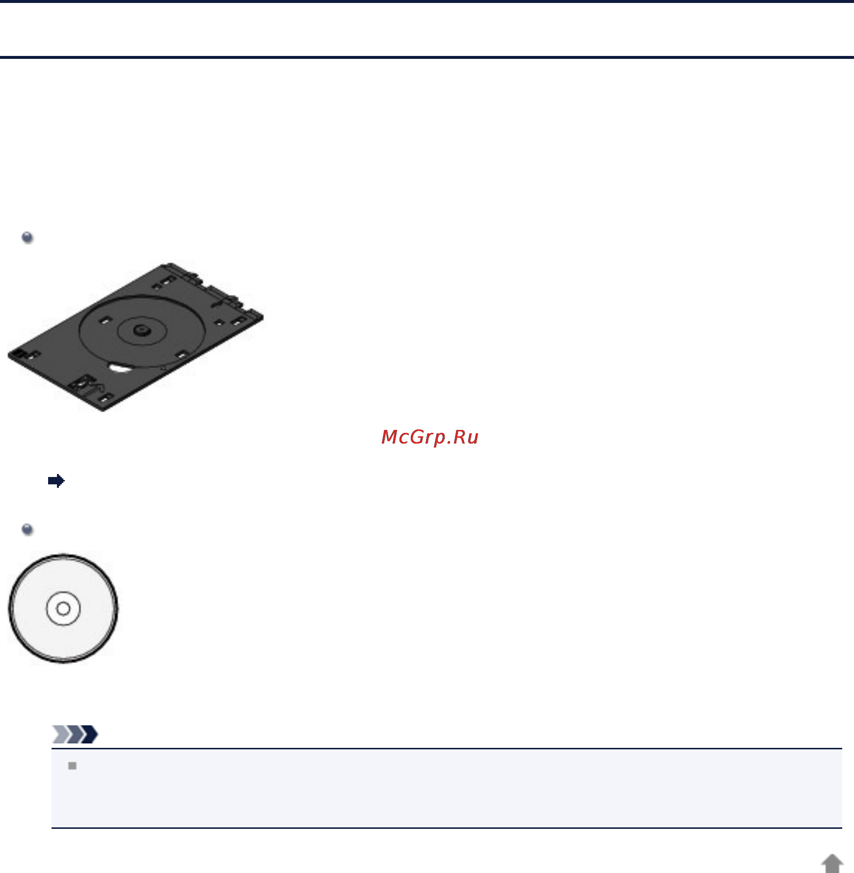 Canon PIXMA MG7140 Black [48/169] Действия перед установкой диска допускающего печать