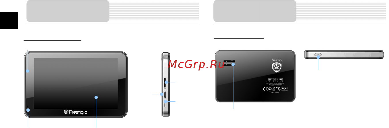 Prestigio GeoVision 5566 PGPS5566CIS4SMHDNV [2/10] Обзор устройства