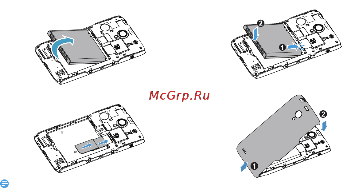 Philips Xenium W6500 [12/50] Установите sim карты