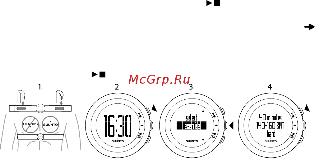 Suunto M5 All Black [20/60] Начало тренировки