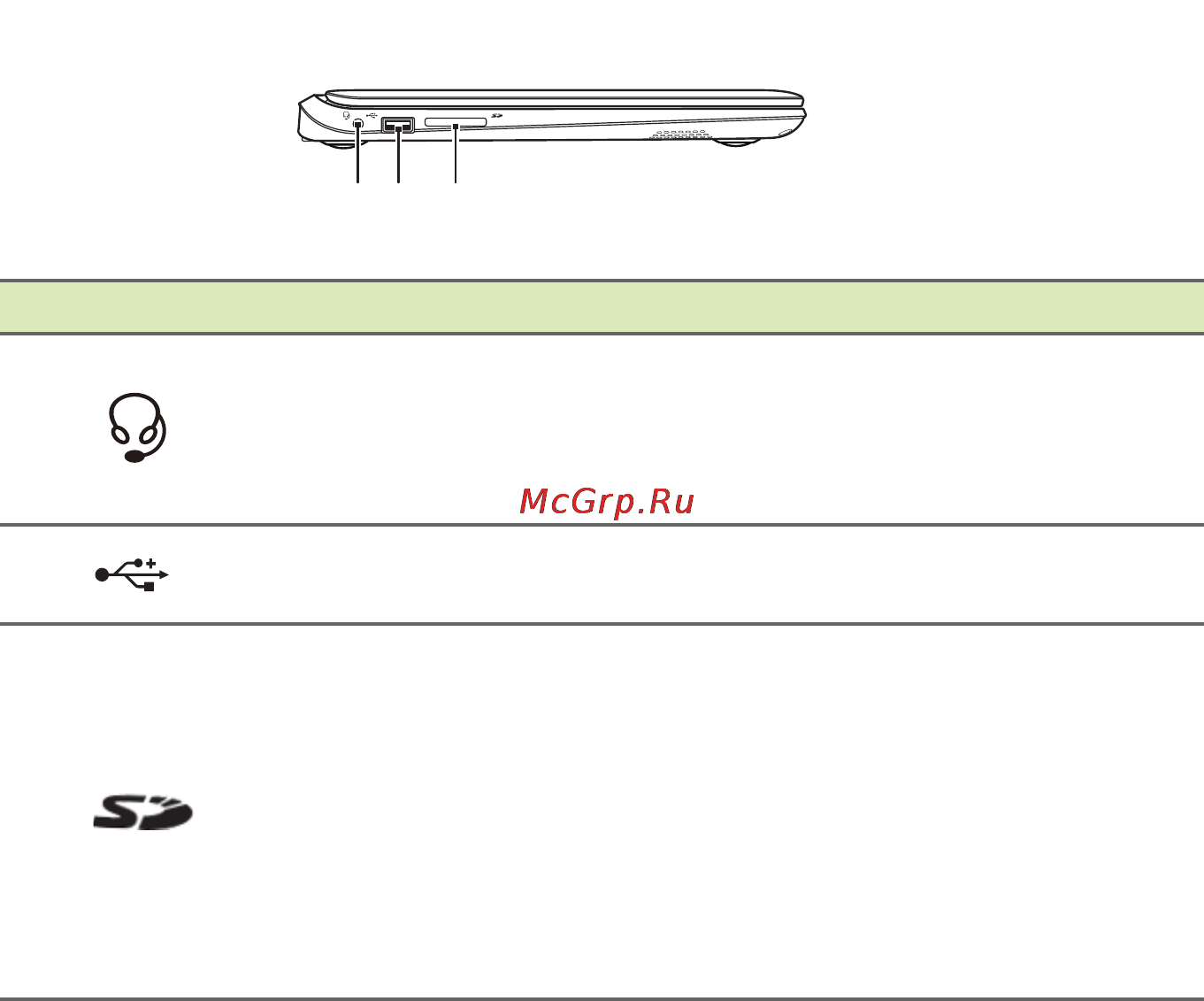 Acer Aspire E3-111-C596 [13/95] Вид слева