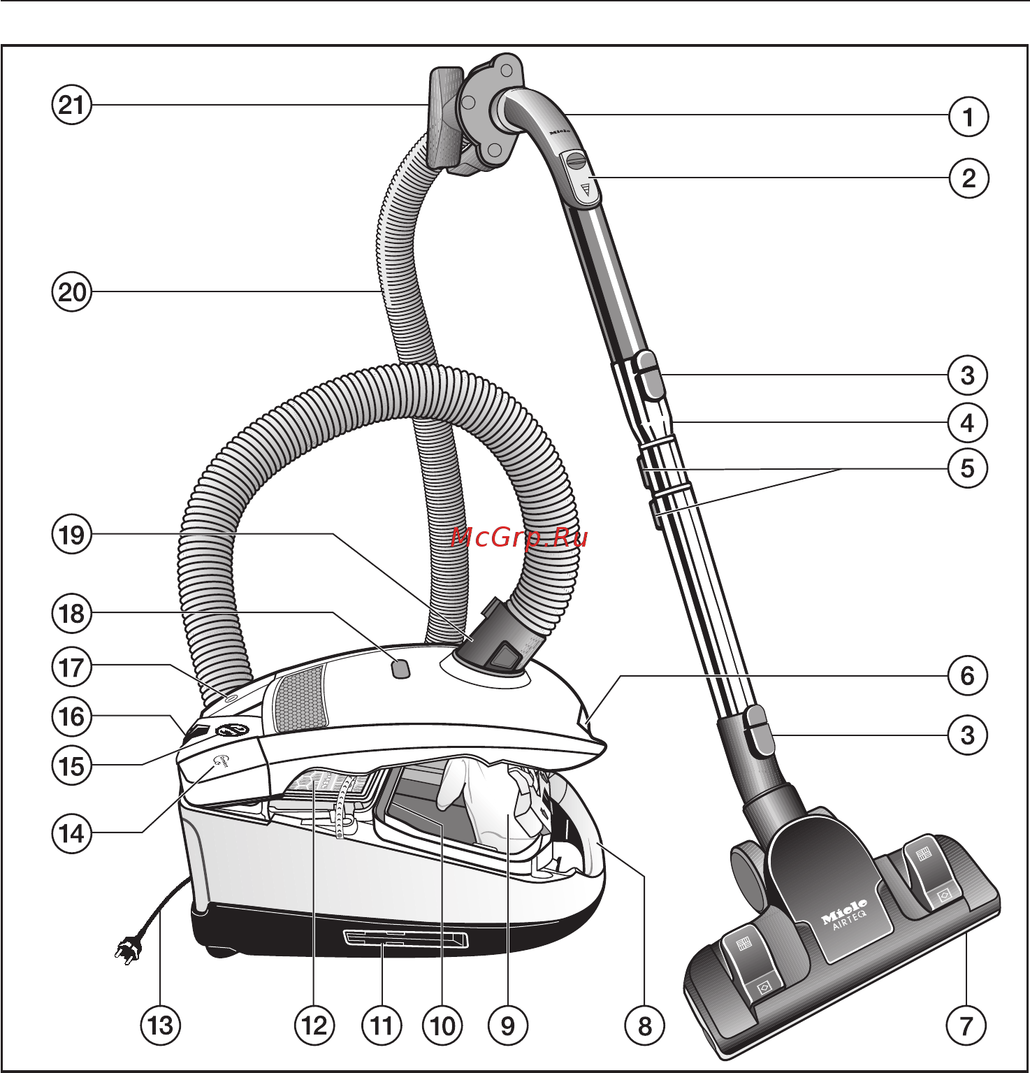 Miele S6230 Mango/Red Инструкция по эксплуатации онлайн [10/33] 100110