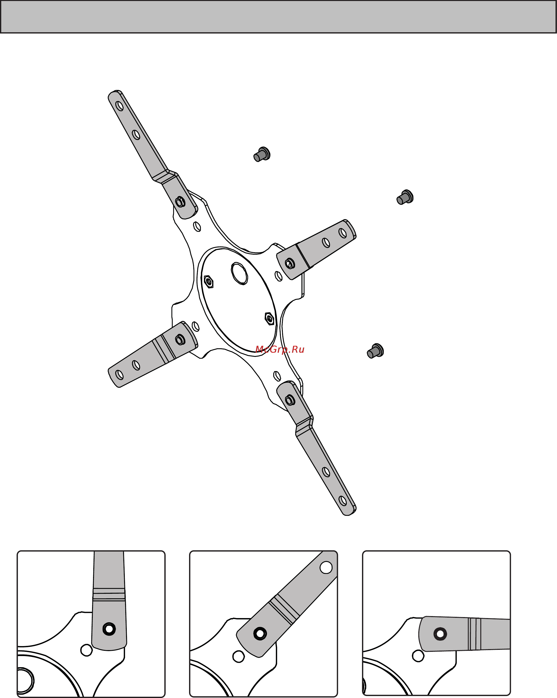 Omnimount VSTP40 [8/16] Mm x 100mm install adapters