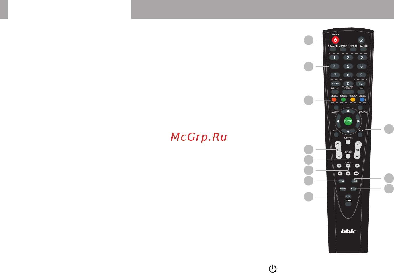BBK LEM2649FDT [10/24] Выбор источника сигнала