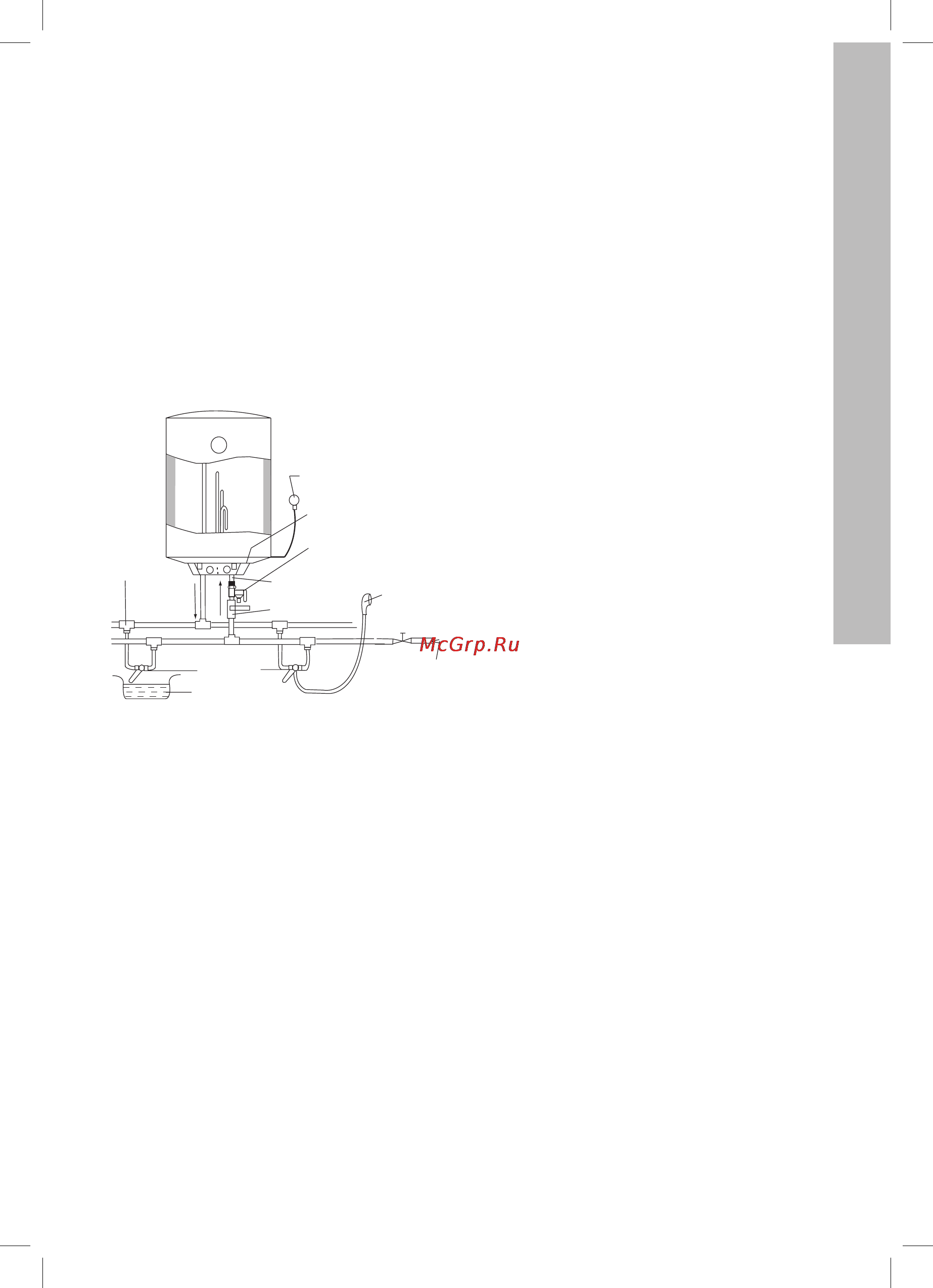 Electrolux EWH  50 Quantum Slim [5/20] Под клю че ние к во до про во ду