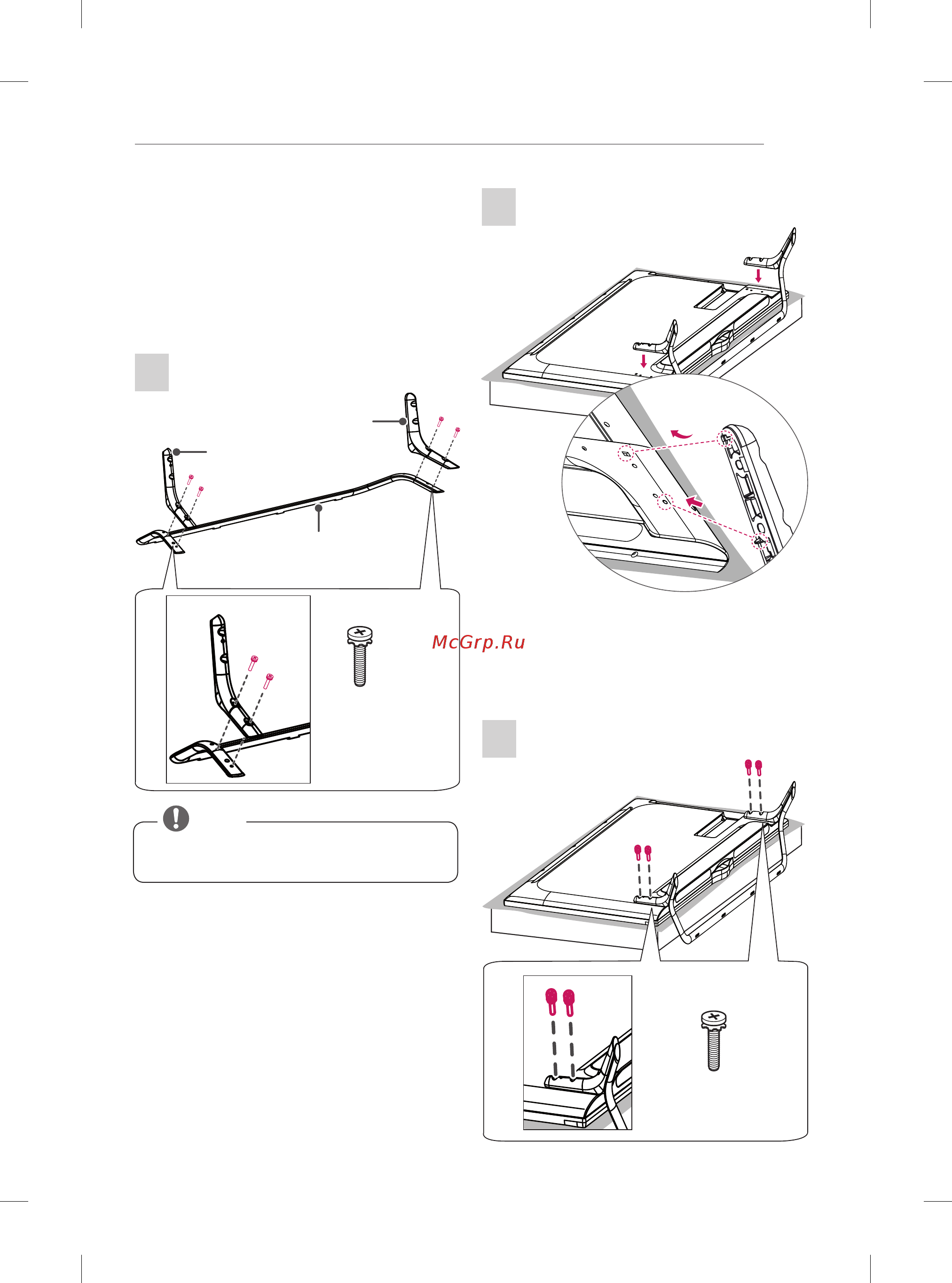 LG Ultra HD 55UC970V [3/81] Attaching the stand