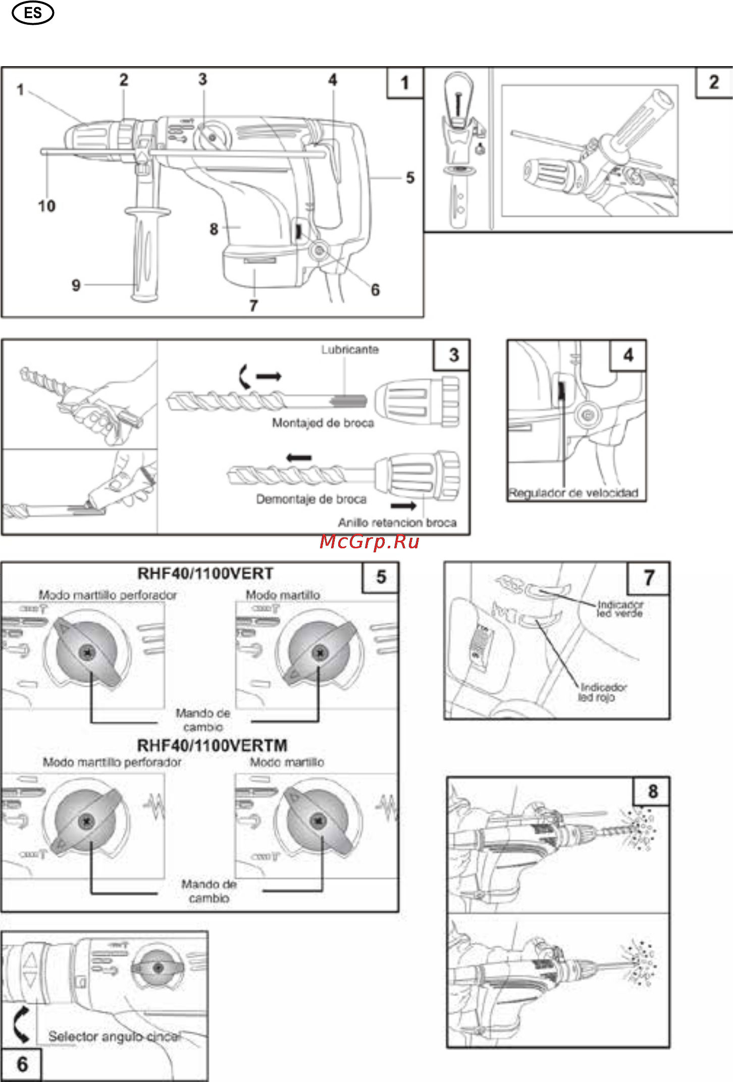 Felisatti RHF40/1100VERT [8/32] Traducción de las instrucciones originales
