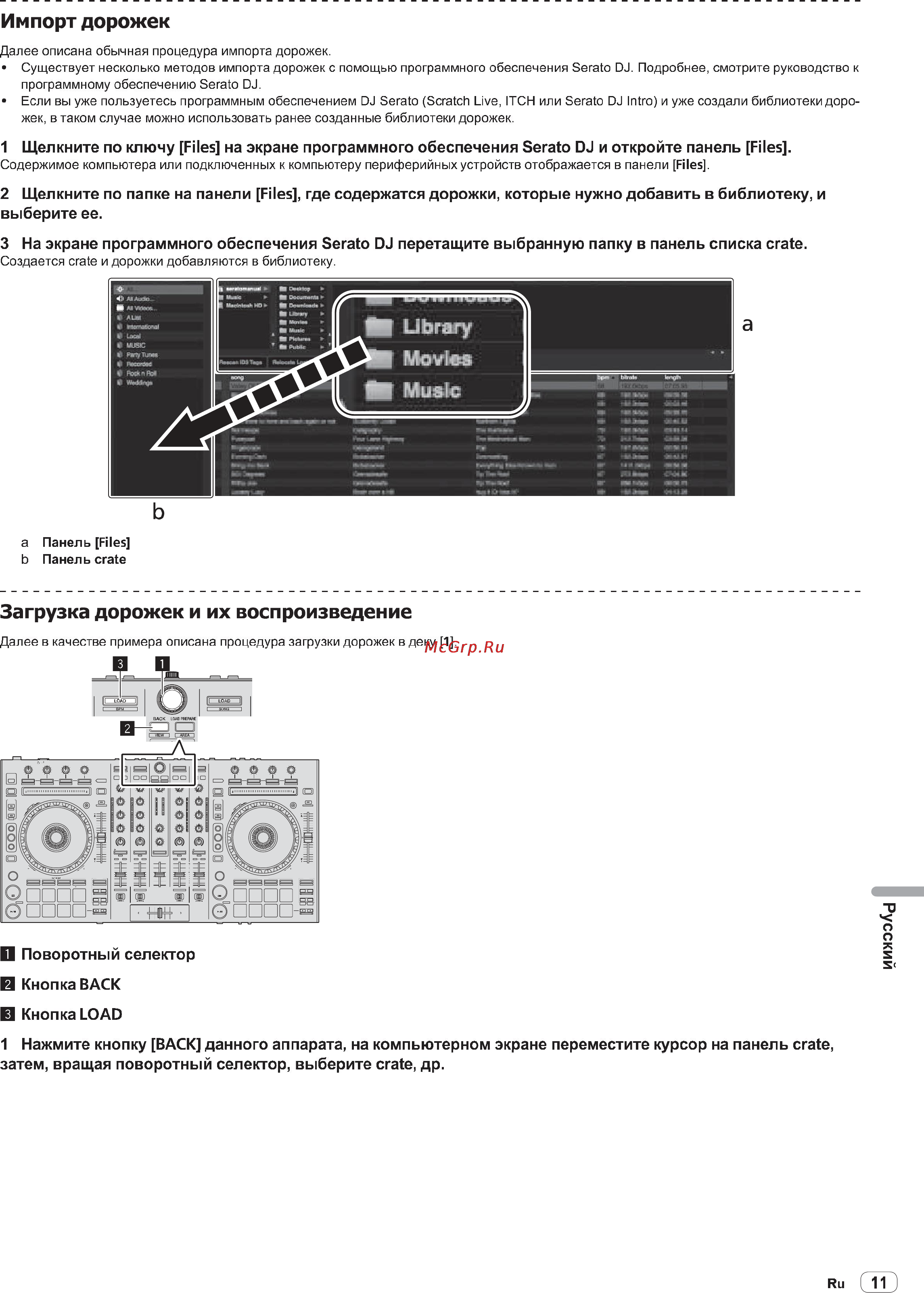 Pioneer DDJ-SX-W [11/22] Поворотный селектор