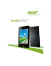 Acer Iconia B1-730HD 8Gb Wi-Fi Black Инструкция по эксплуатации