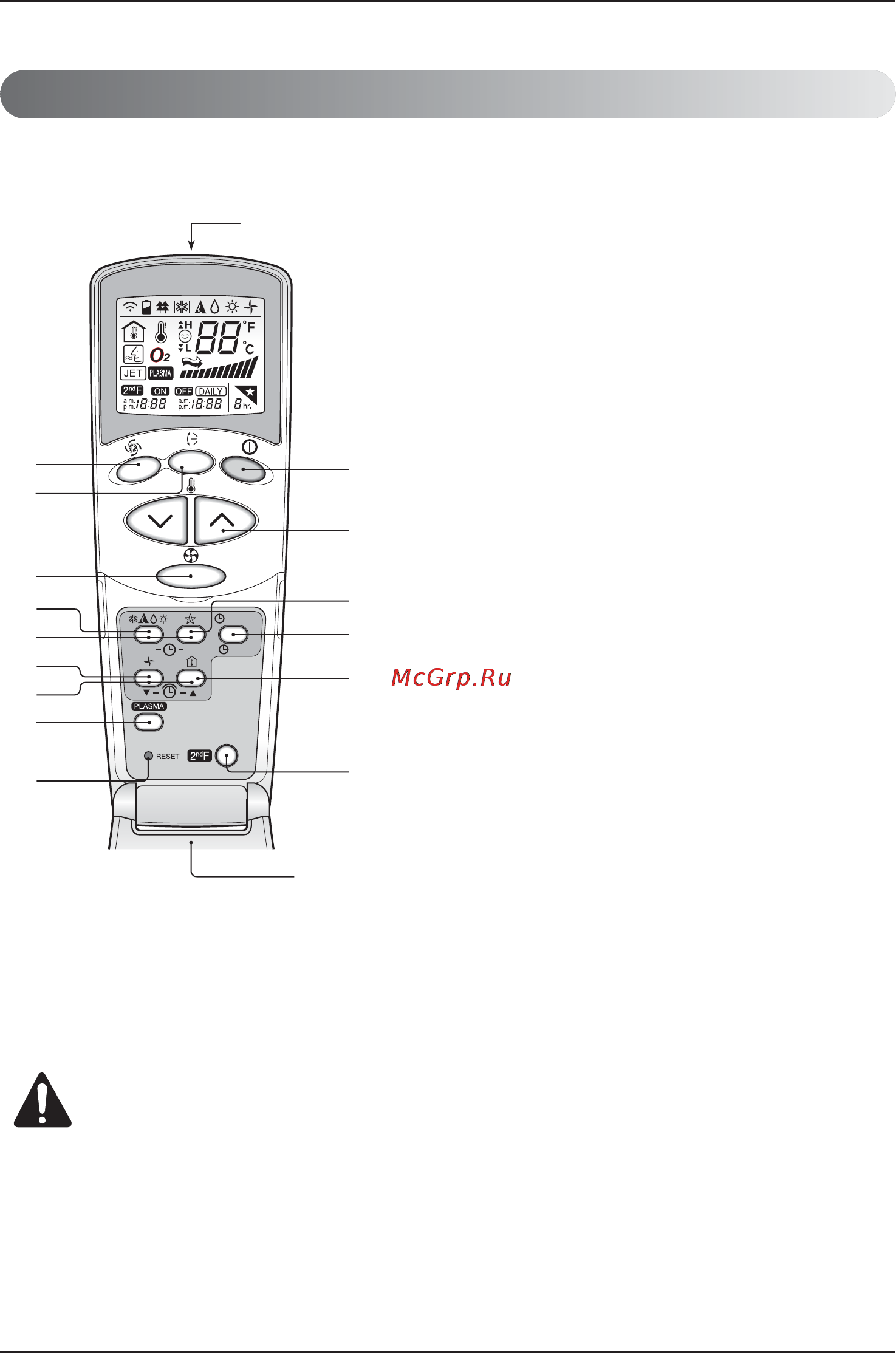 LG MT18AH [8/480] Wireless remote controller optional