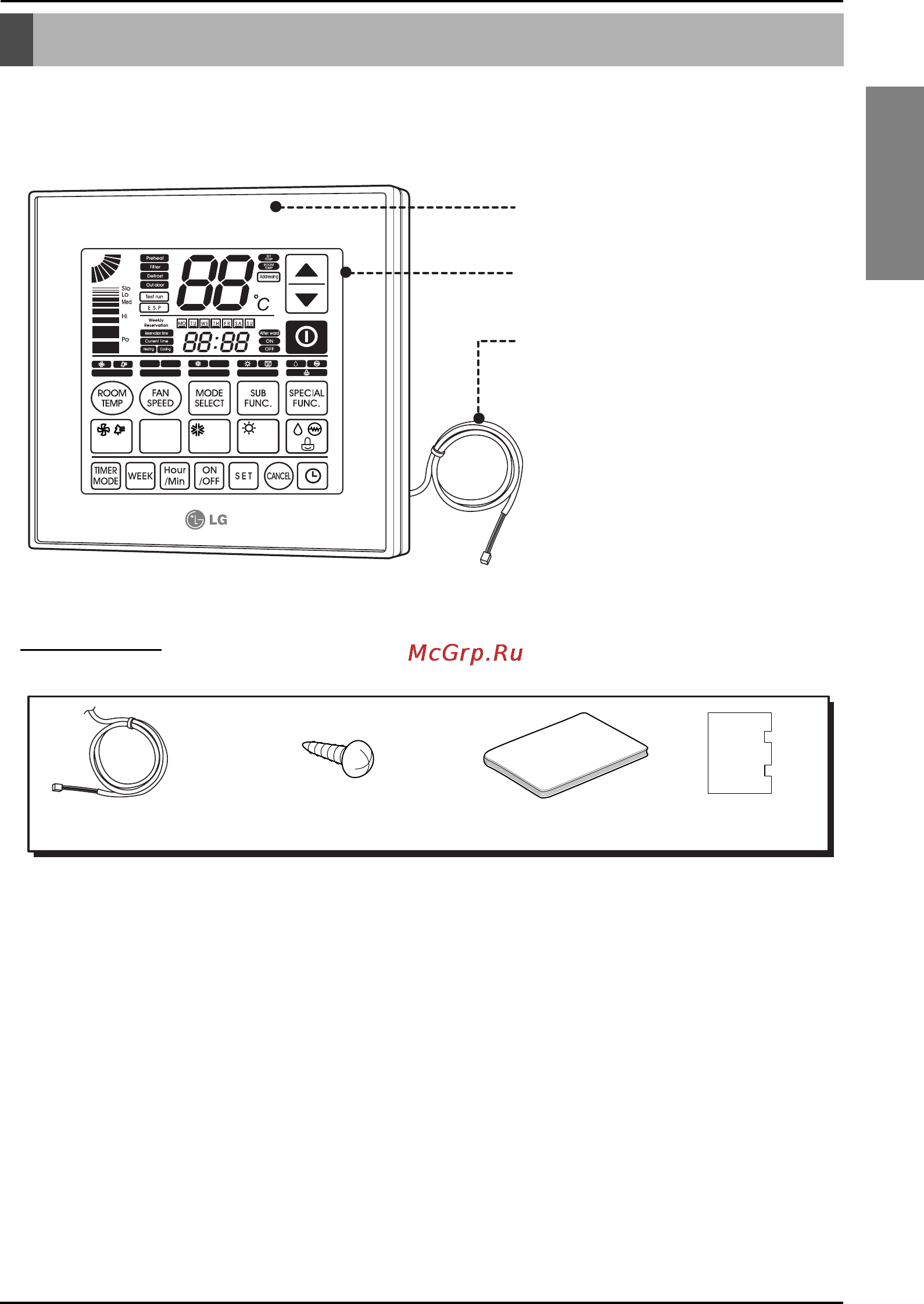 LG PDRCUDB0 [5/27] Part description