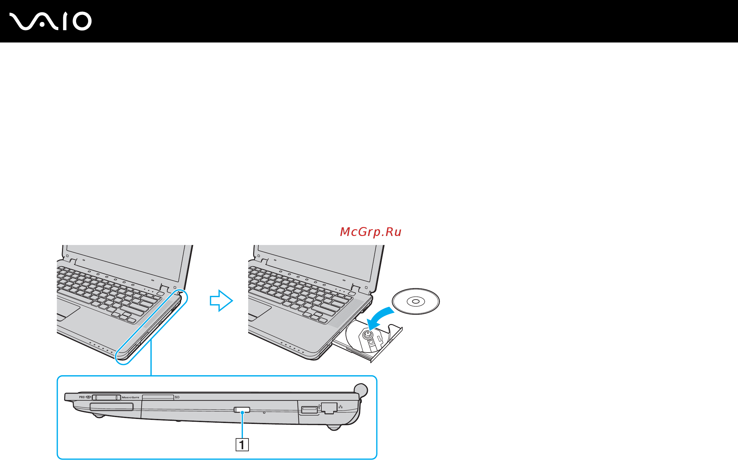 Sony VAIO VGN-CR31S [40/197] Использование дисковода компакт дисков