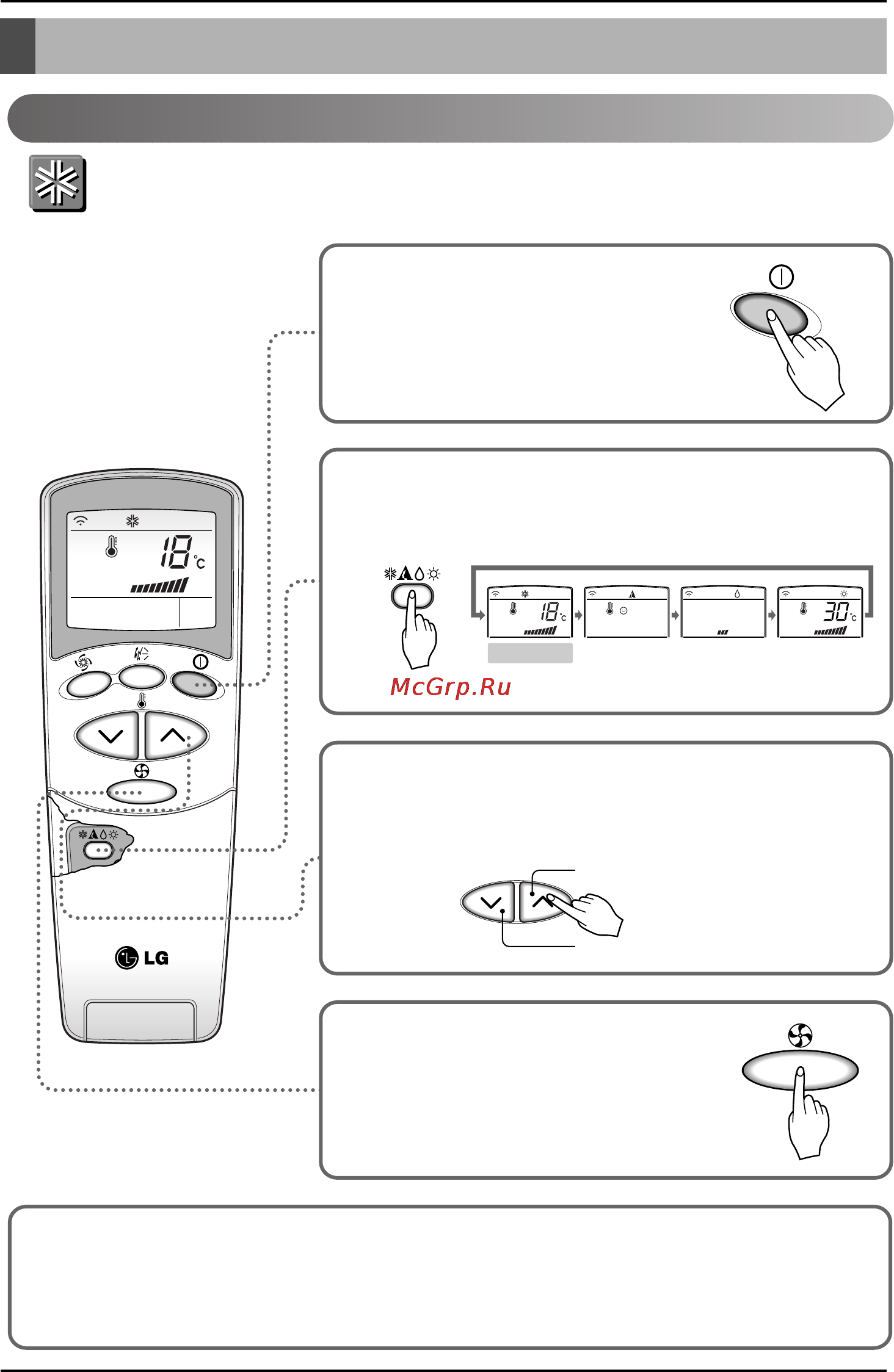 LG PQWRHSF0 [8/20] How to use the mode selection button