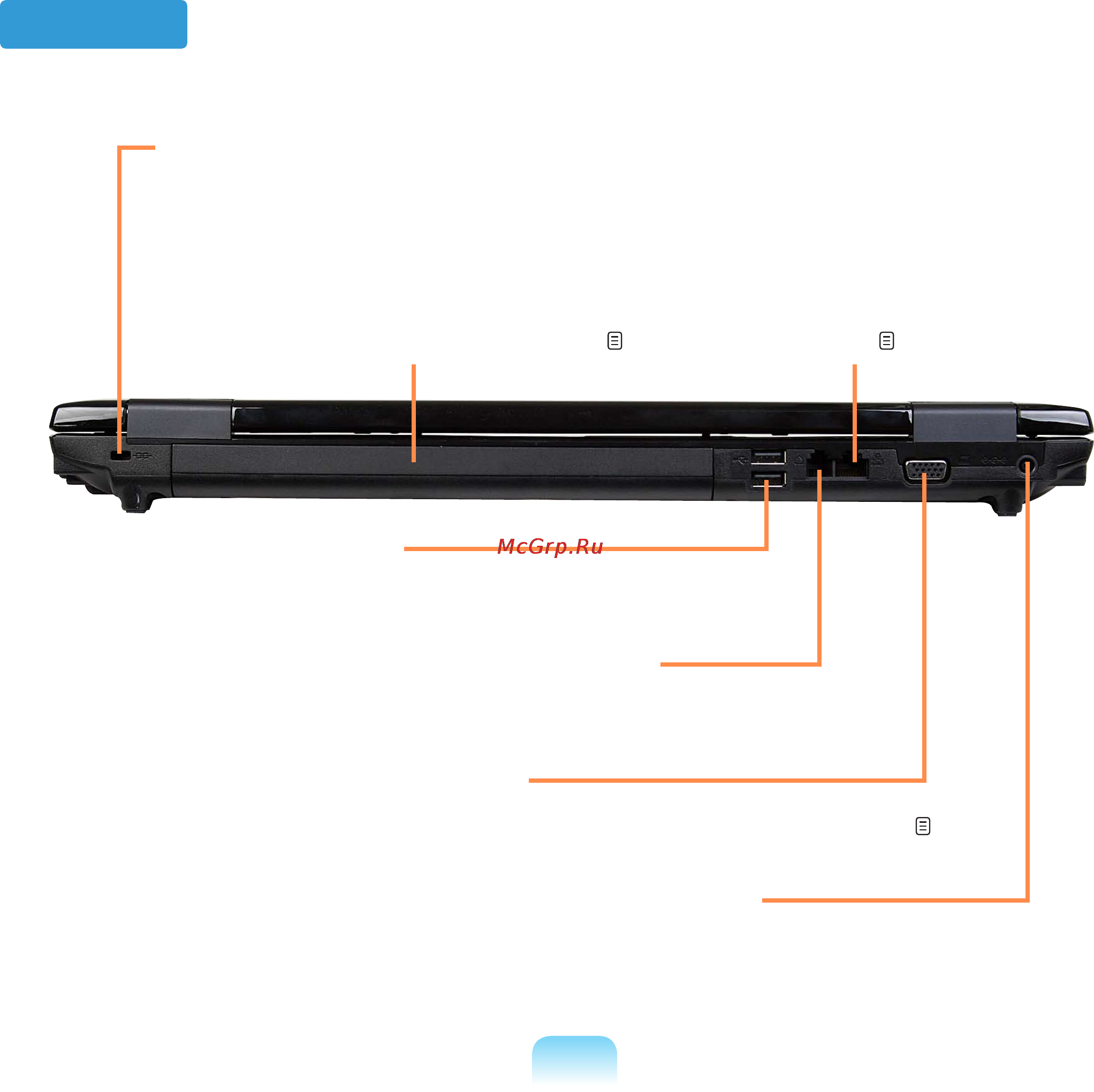 Samsung R710-FT01RU [46/226] Вид сзади