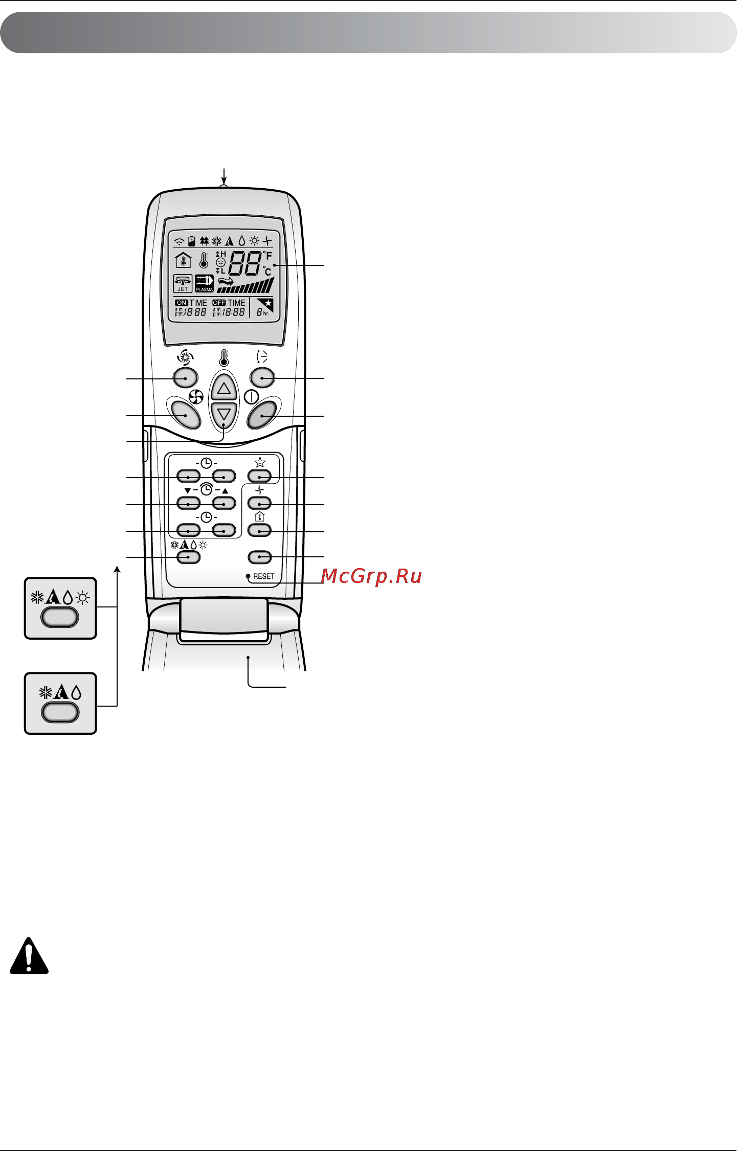 LG T12LH [11/30] Wireless remote controller optional