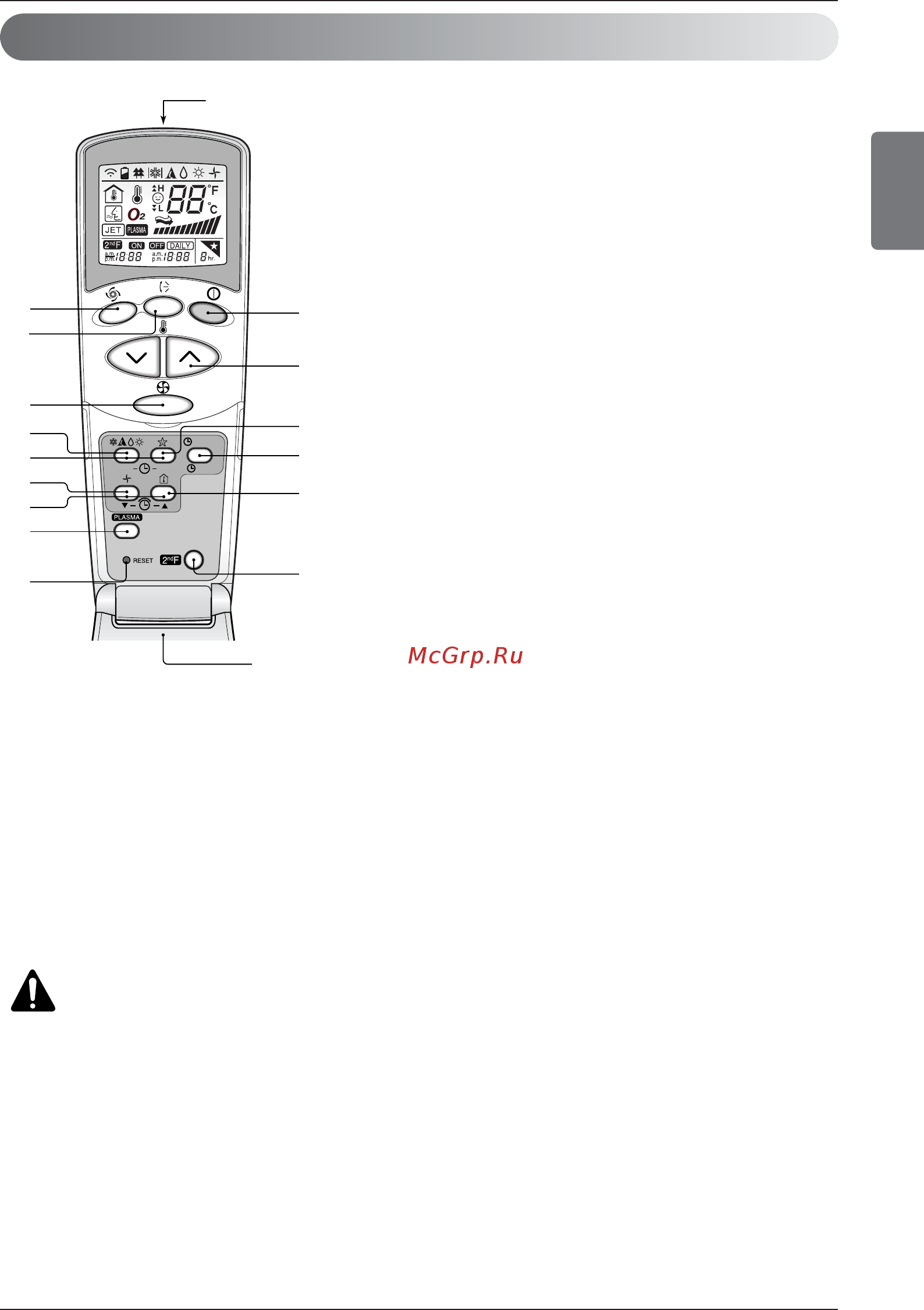 LG T36LH [11/31] Вниманте при пользовании пультом дистанционного управления