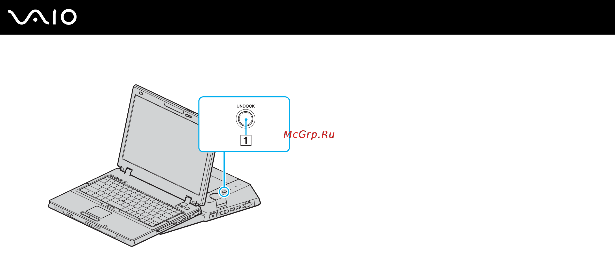 Sony VAIO VGN-BX296VPF [94/189] Нажмите кнопку undock отсоединить