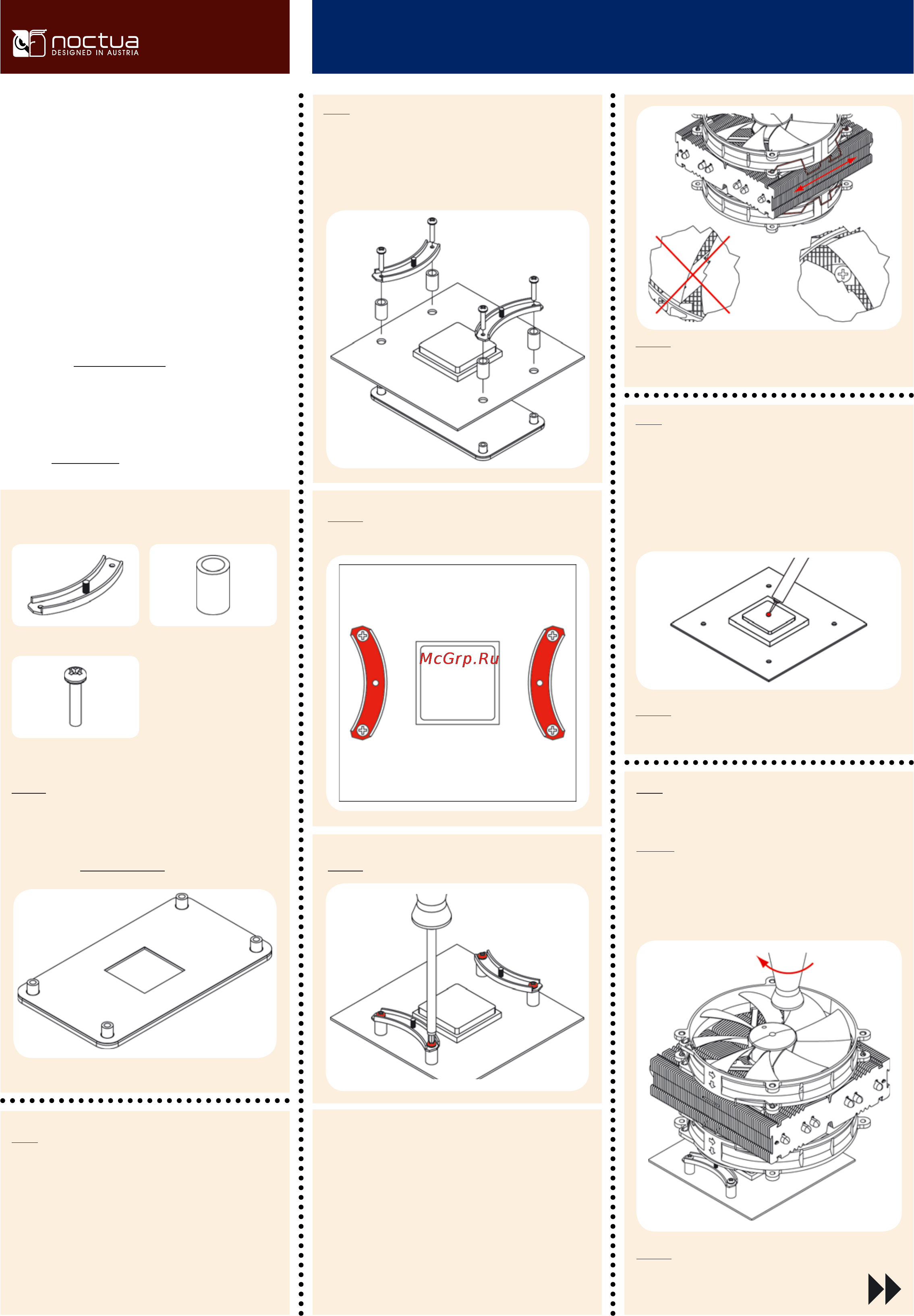 Noctua NH-C14 [3/4] Multilingual versions of this manual are available on our website www noctua at