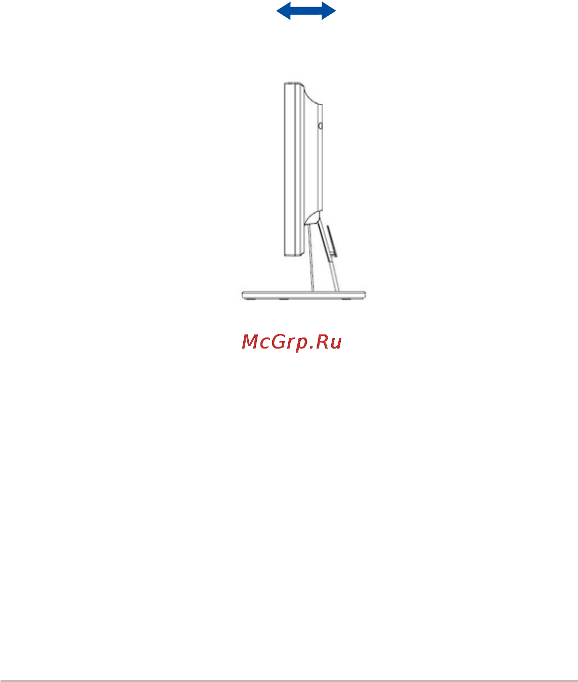 Asus VW193 [11/18] Регулировка монитора