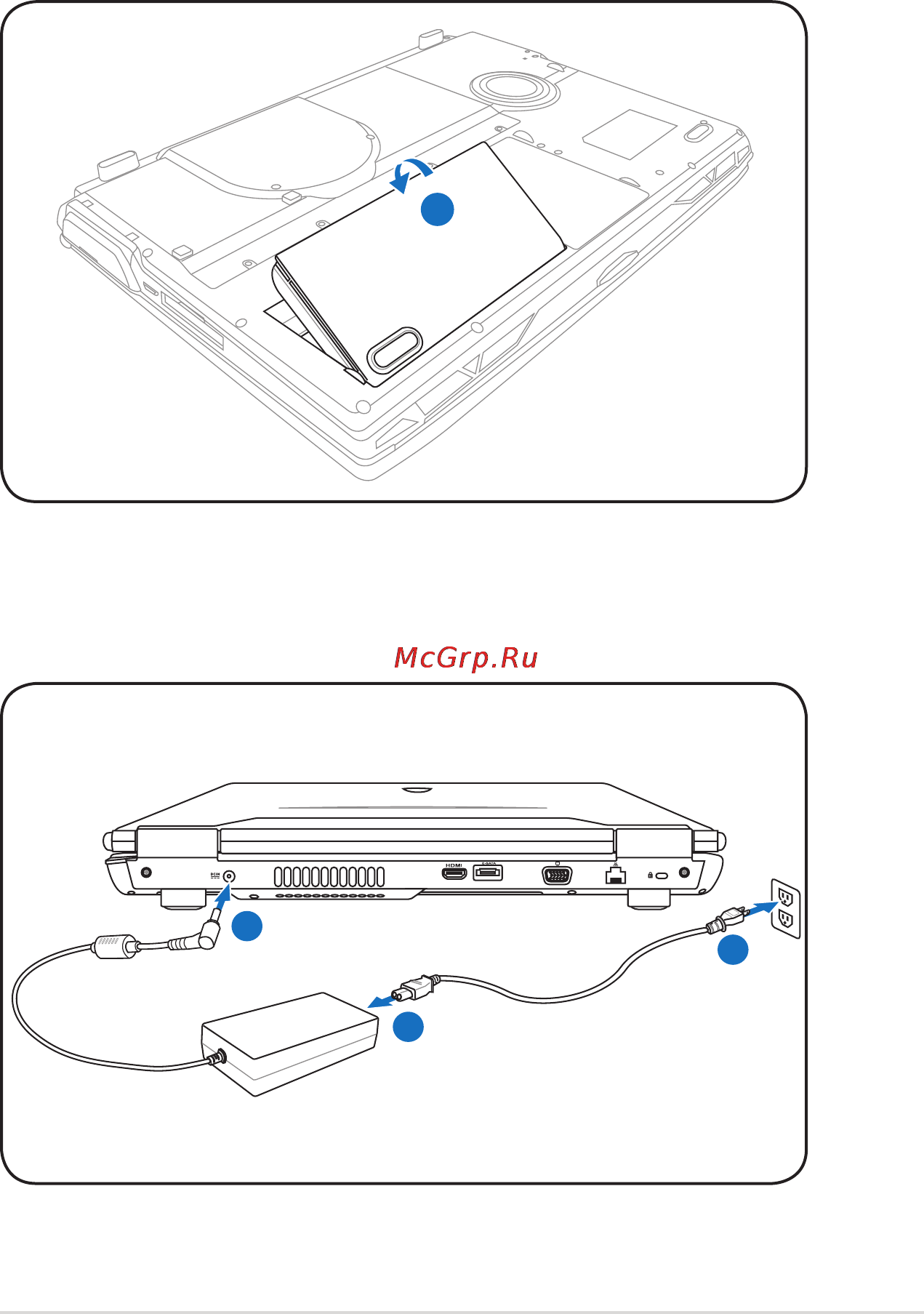 Asus G72GX [5/28] Подготовка ноутбука