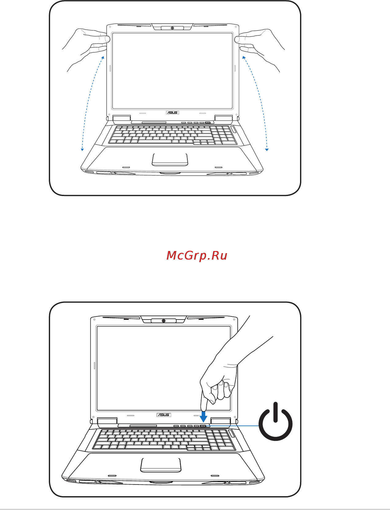 Asus G72GX [6/28] Включите ноутбук