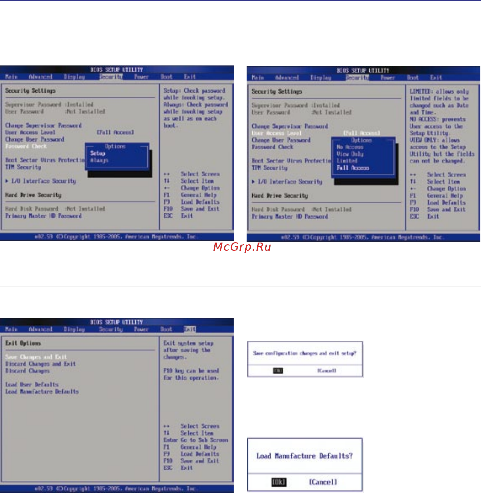 Asus X57V T5800 [68/92] Параметры bios прод