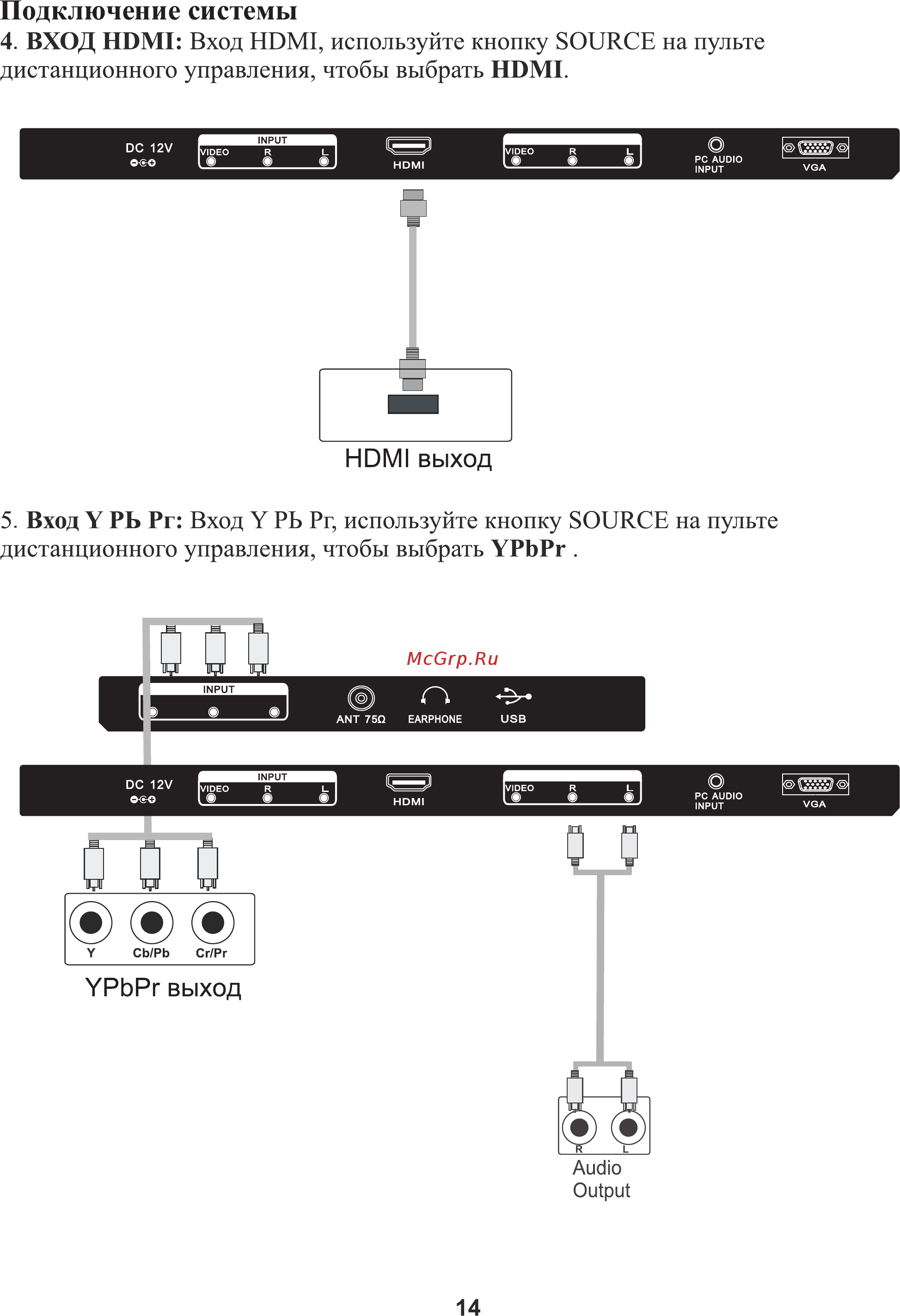 Erisson 24LEE16 [15/33] Hdmi выход