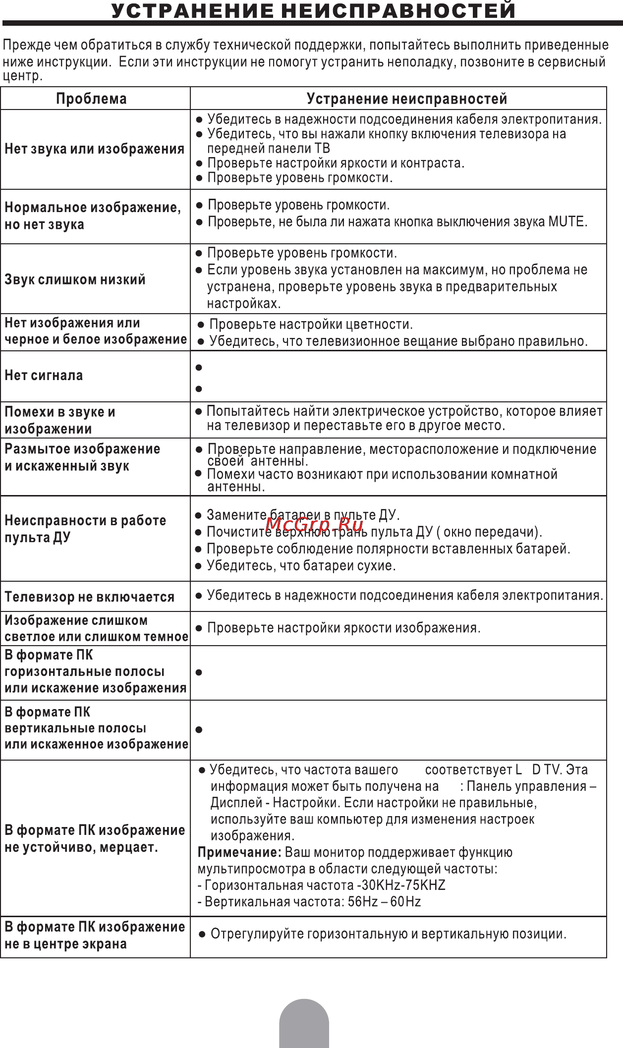 Erisson 24LEJ02 [18/41] Отрегулируйте настройки сдвиг