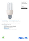 Philips Genie Longlife 15yrs 8W WW E27 Инструкция по эксплуатации
