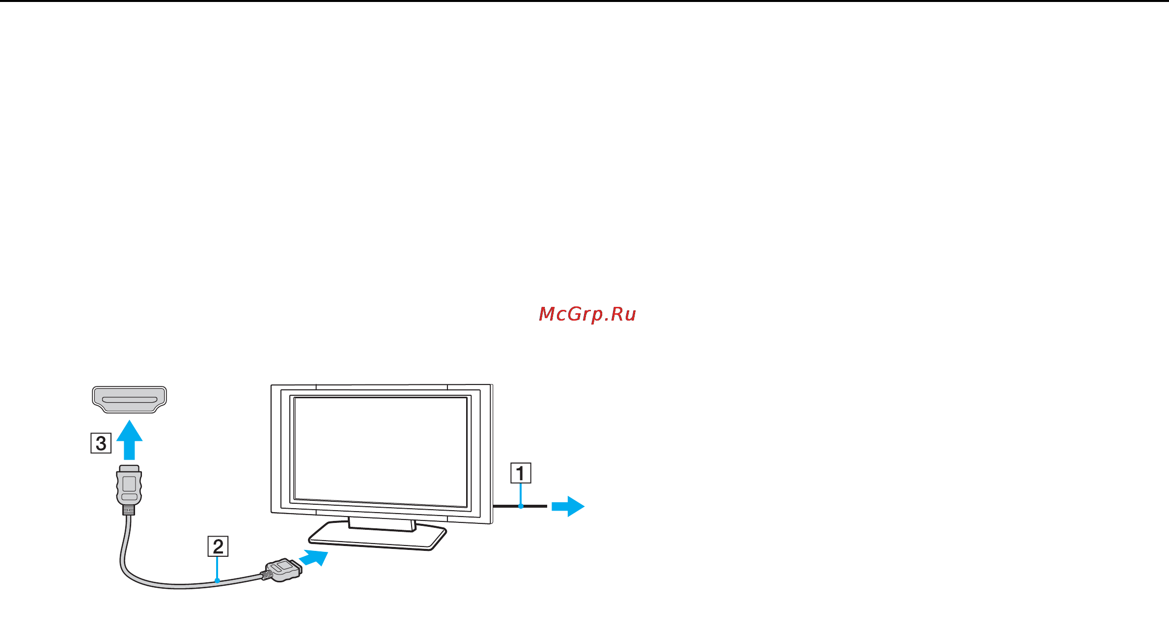 Sony VAIO VPCZ23Z9E [112/204] Подсоединение телевизора с входным разъемом hdmi