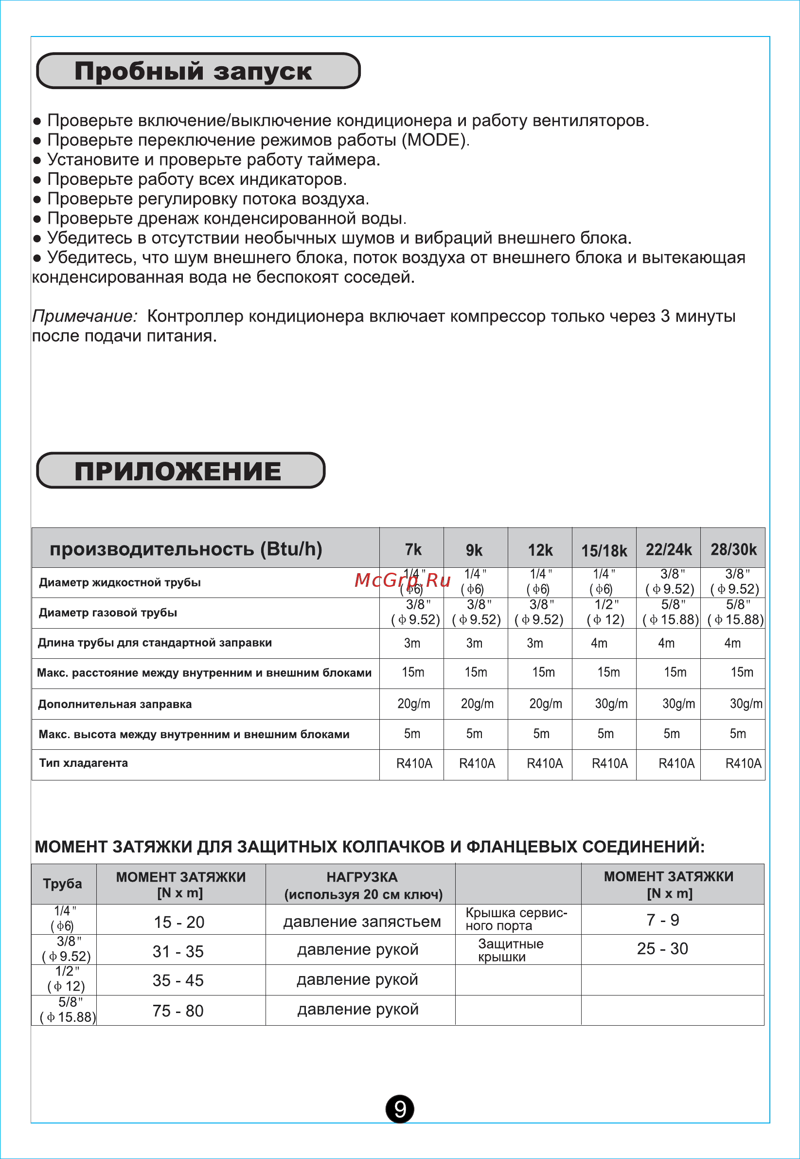 Erisson EC-S12T2 Инструкция по эксплуатации онлайн [10/11] 103184
