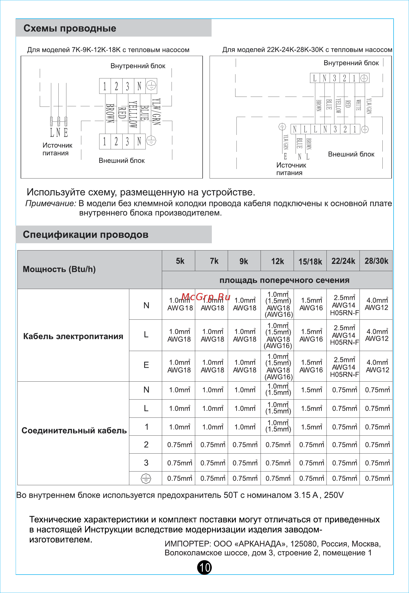 Erisson EC-S12T1 [11/11] Технические характеристики и комплект поставки могут отличаться от приведенных в настоящей инструкции вследствие модернизации изделия заводом
